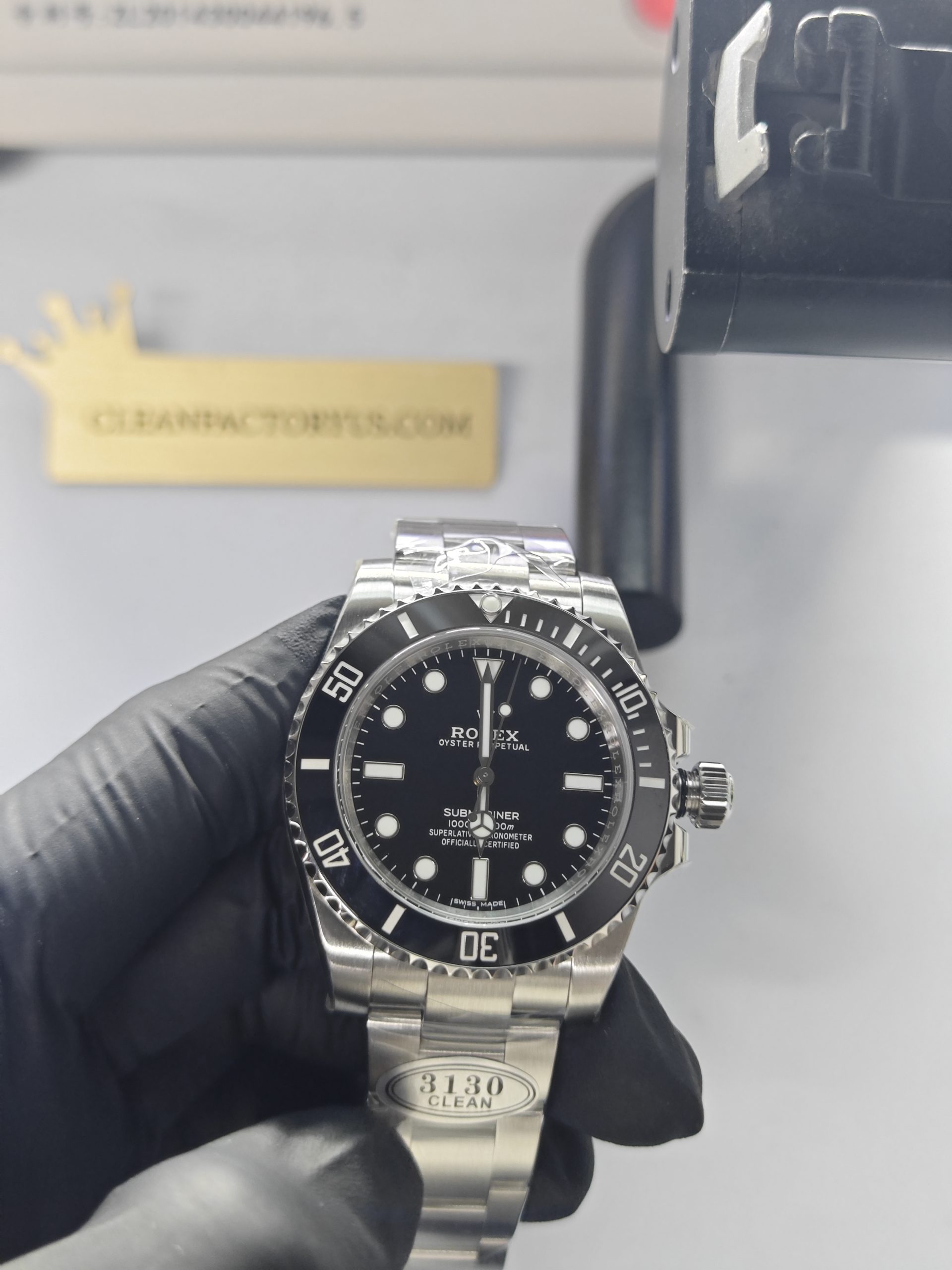 Clean Factory Submariner 114060 No Date 40mm Black Ceramic Bezel