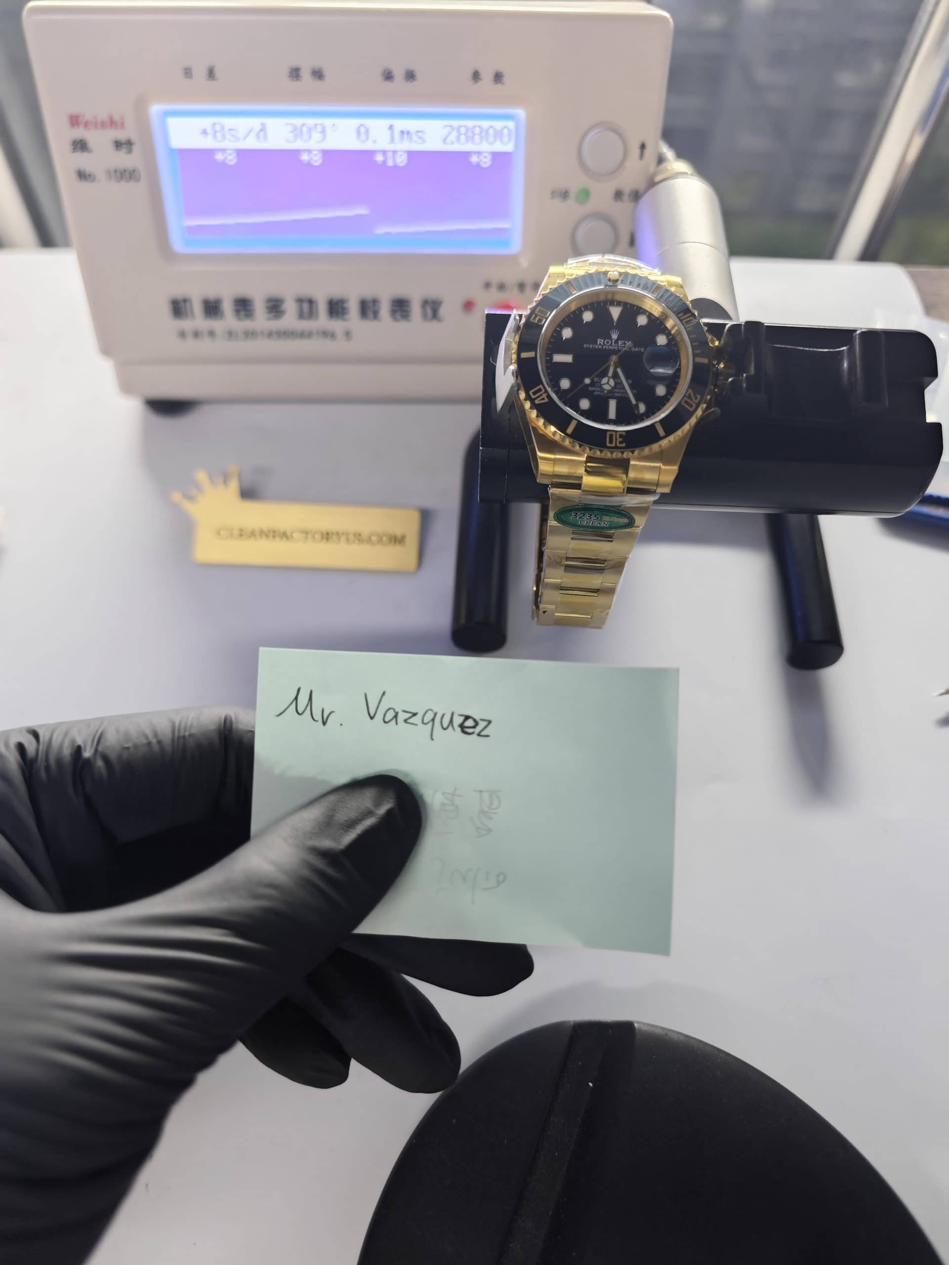 Clean Factory Submariner 126618LN 41mm, Black Dial, Ceramic Bezel, Gold Wrap 904L Steel