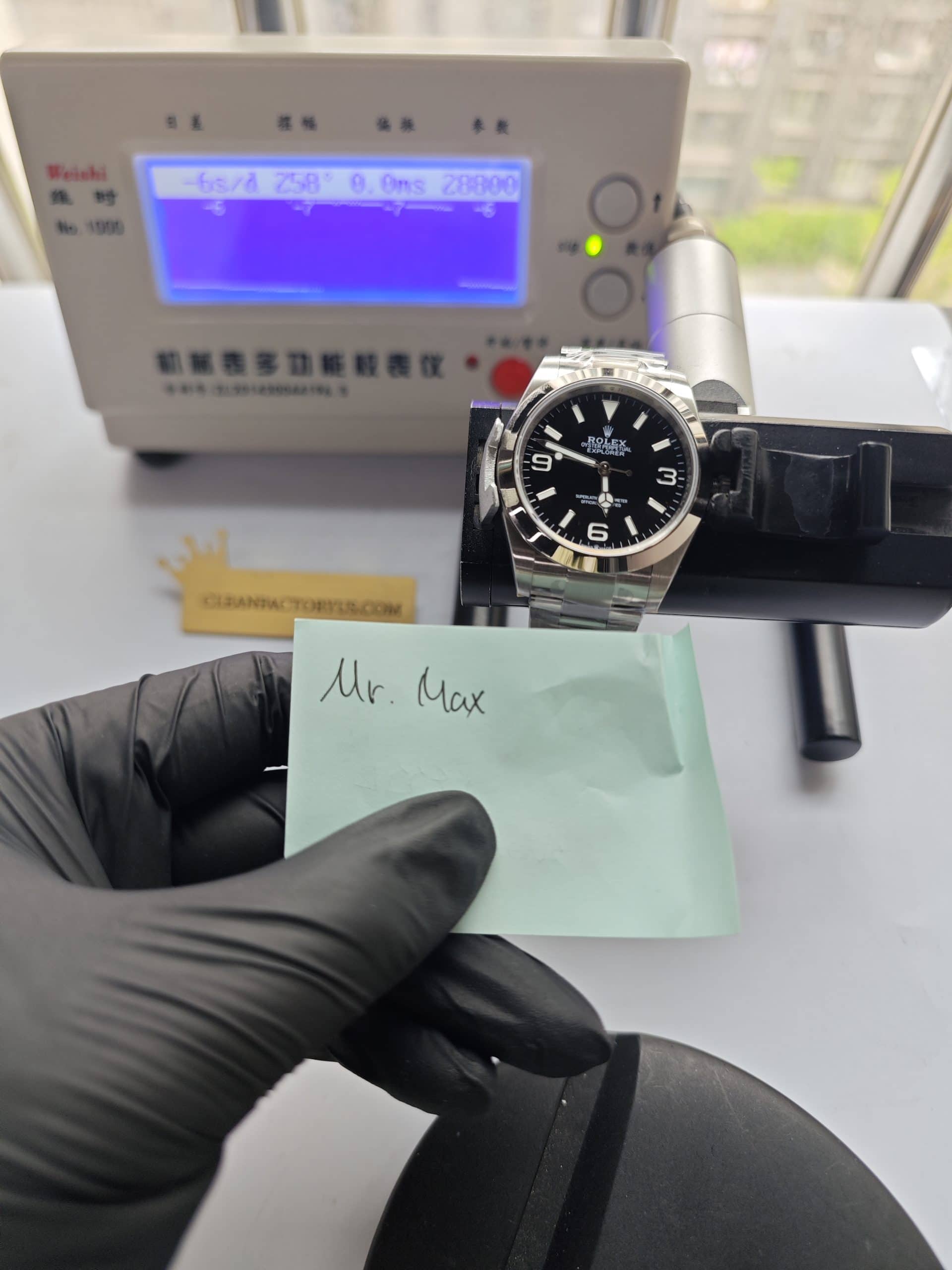 Clean Factory Rolex Explorer 224270 40mm Black Dial