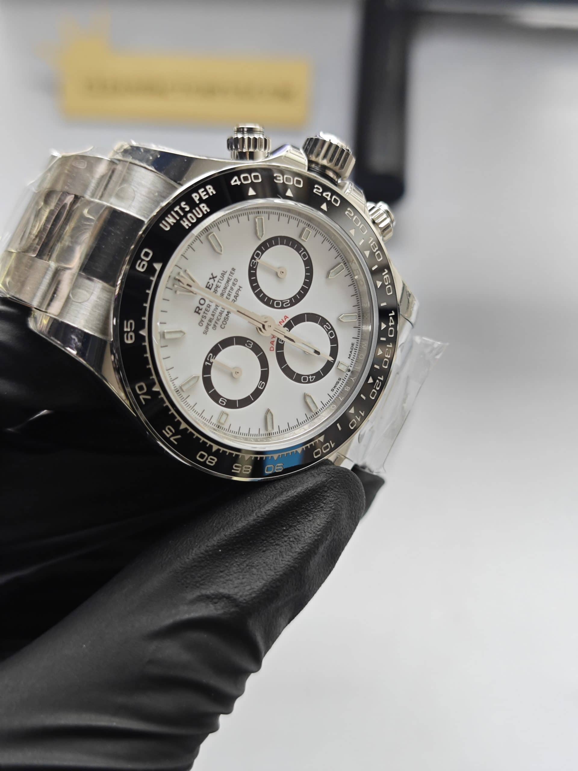 Clean Factory Daytona 126500LN 40mm White Panda Dial, Black Ceramic Bezel