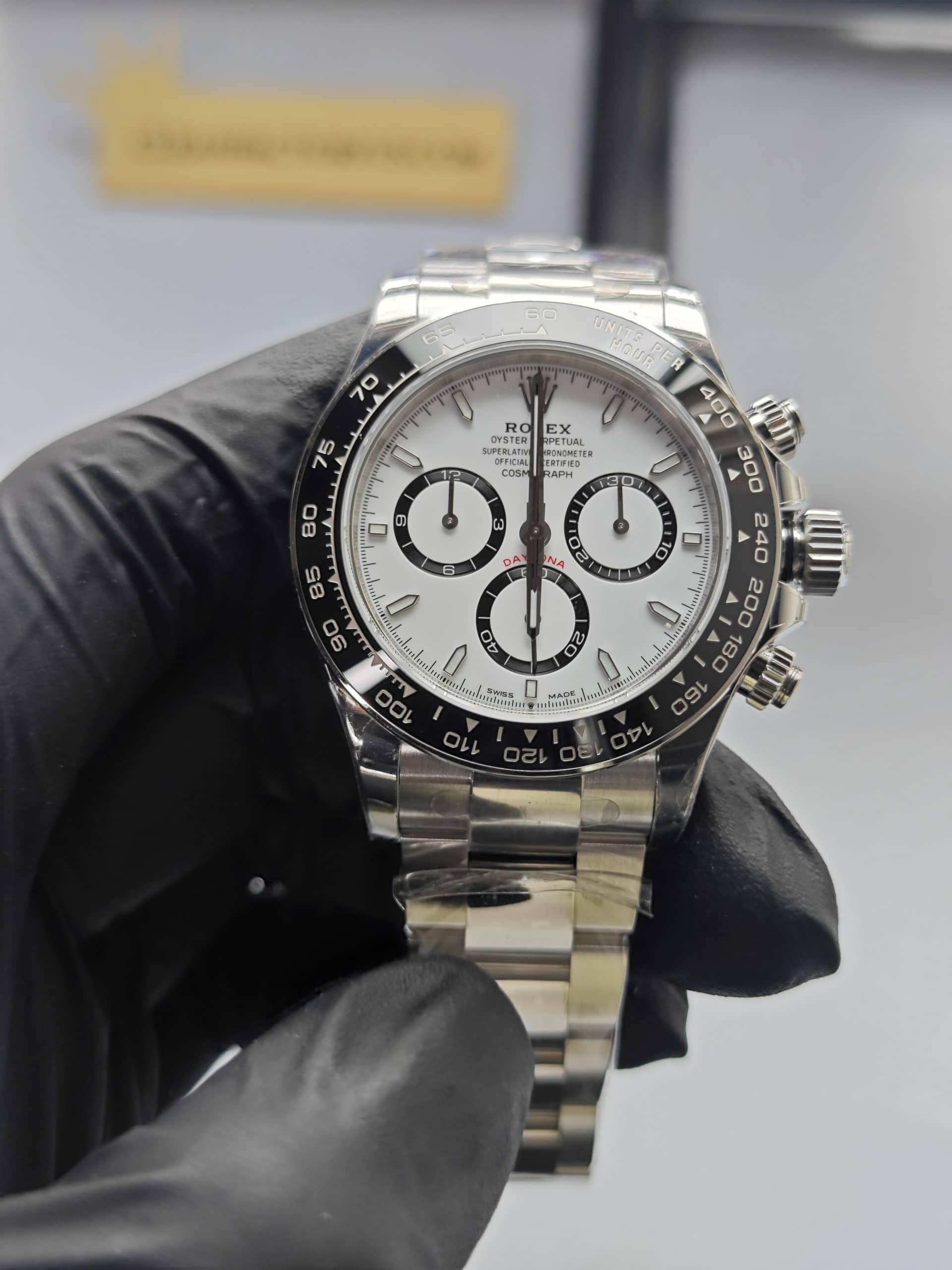 Clean Factory Daytona 126500LN 40mm White Panda Dial, Black Ceramic Bezel