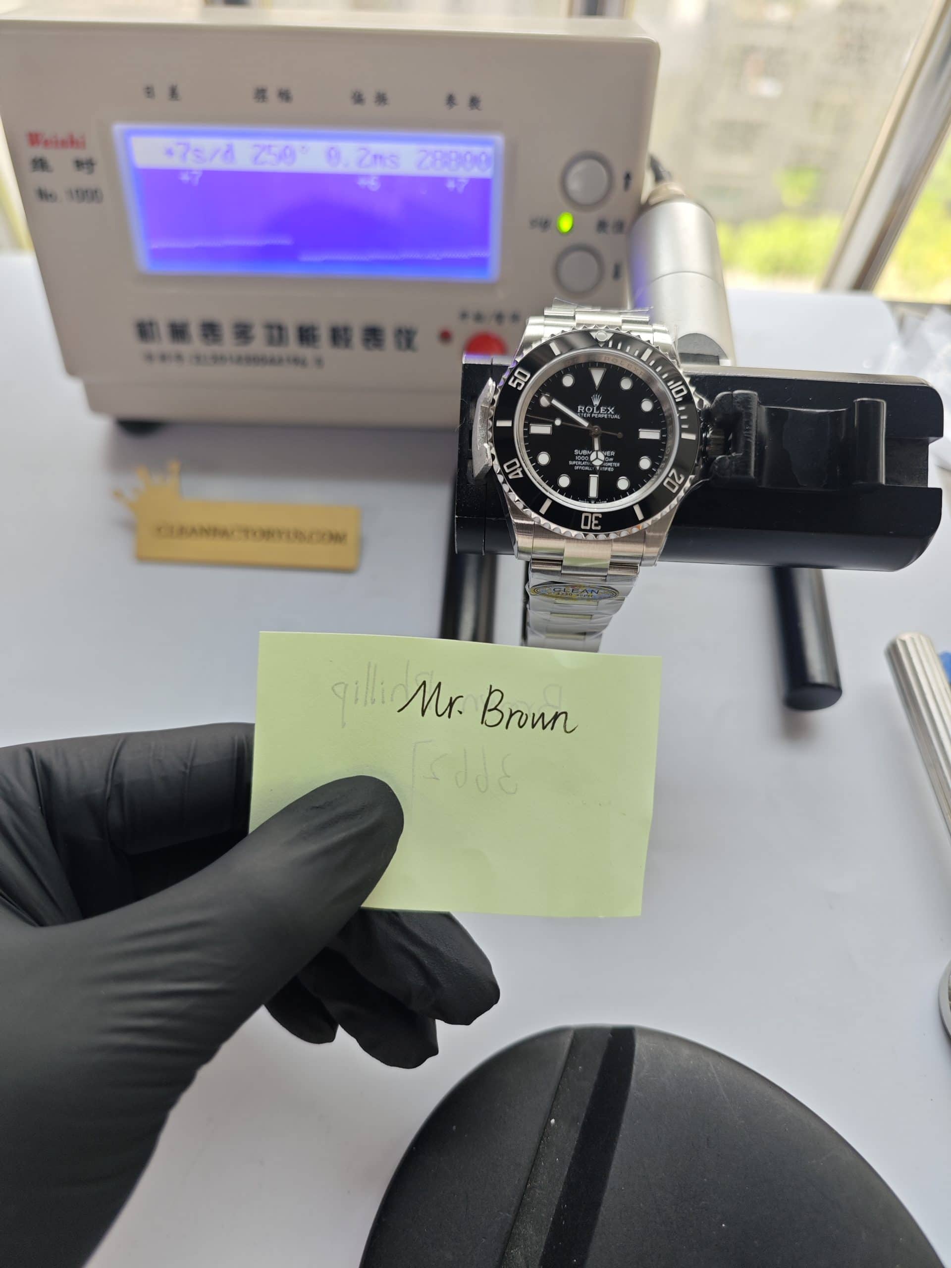 Clean Factory Rolex Submariner 124060 No Date 41mm Black Ceramic Dial, 904L Steel