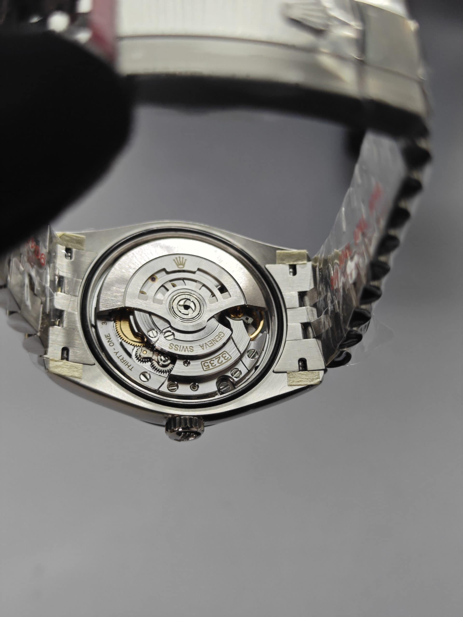 Clean Factory Datejust 36mm 126234Jubilee Black Dial, White Gold Fluted Bezel