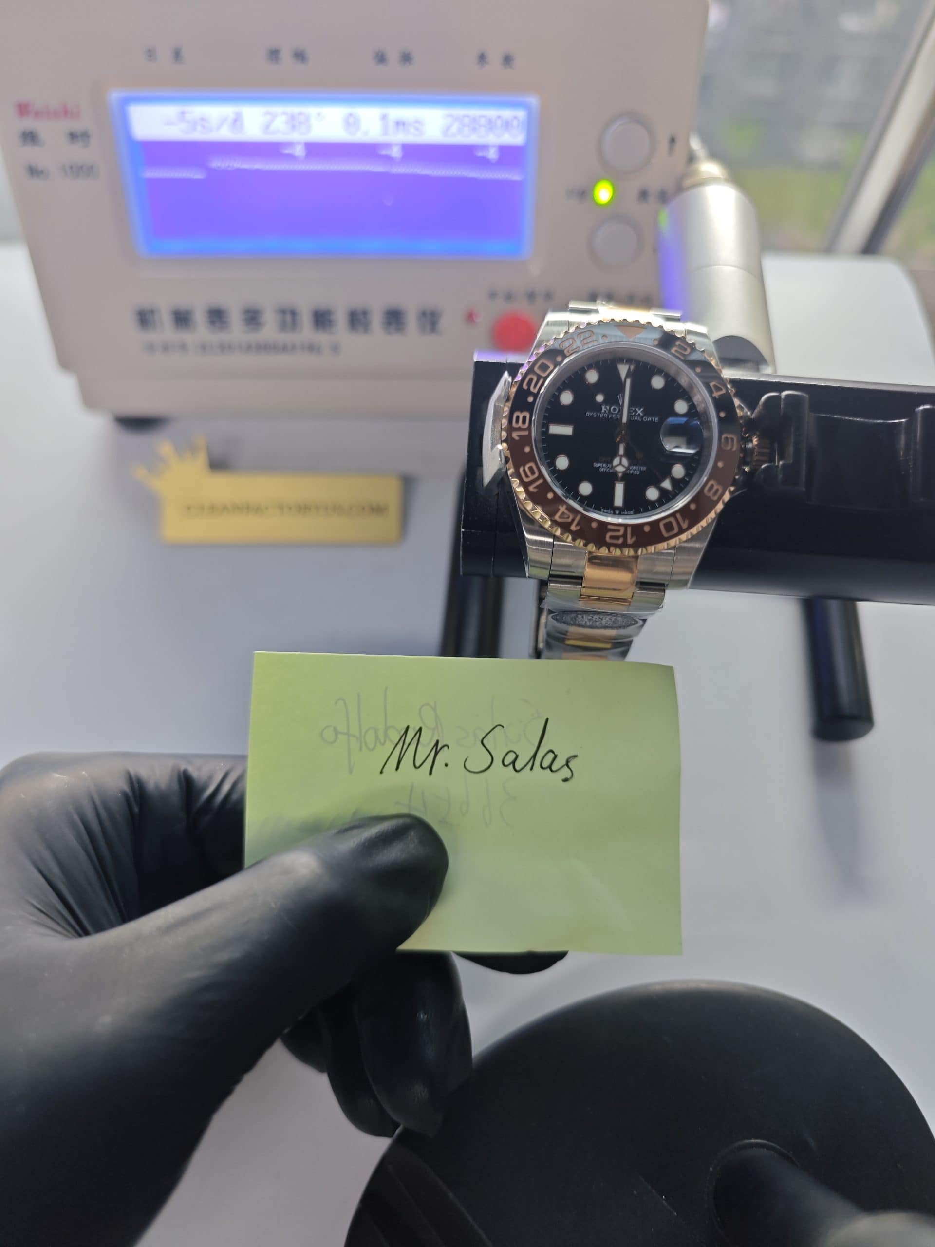 Clean Factory GMT Master II 126711CHNR , “Root Beer” Brown/Black Ceramic Bezel, Two Tone Rose Gold