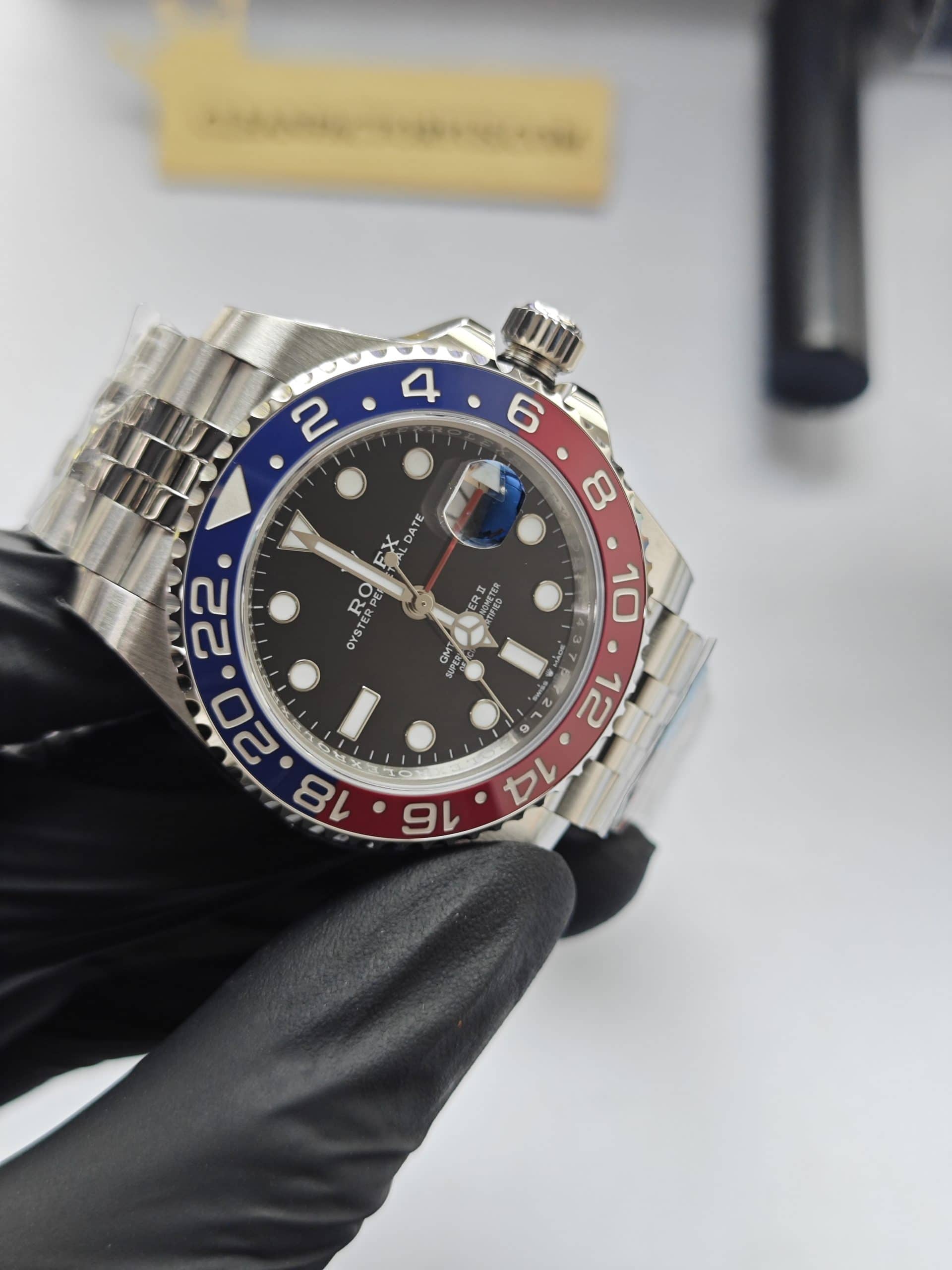 Clean Factory Rolex Gmt Master Ii 126710blro Jubilee Pepsired Blue Ceramic Bezel 904l Steel Best Edition 3285 Movement