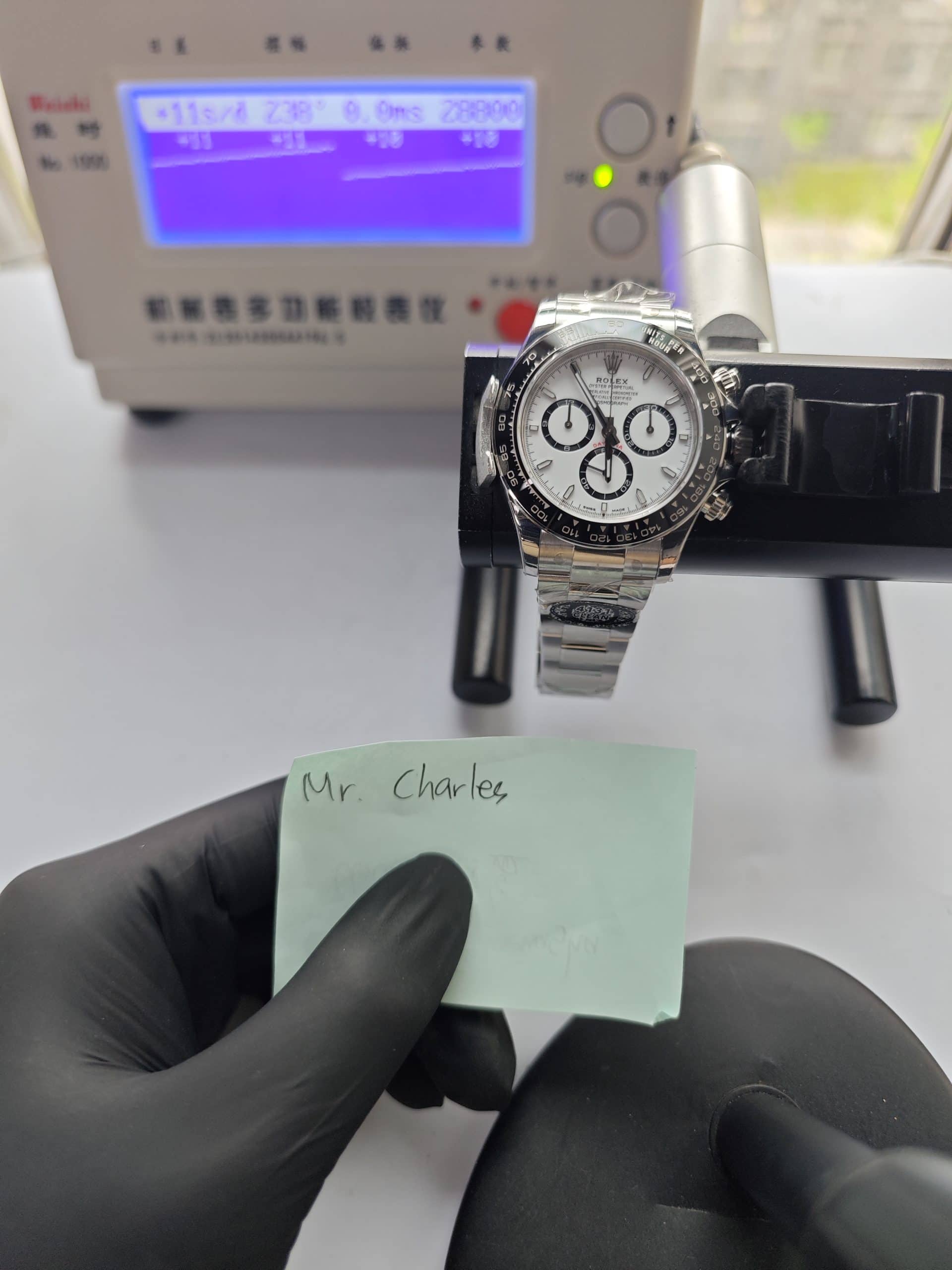 Clean Factory Rolex Daytona 126500ln 40mm White Panda Dial Black Ceramic Bezel 904l Steel Best Edition 4131 Movement