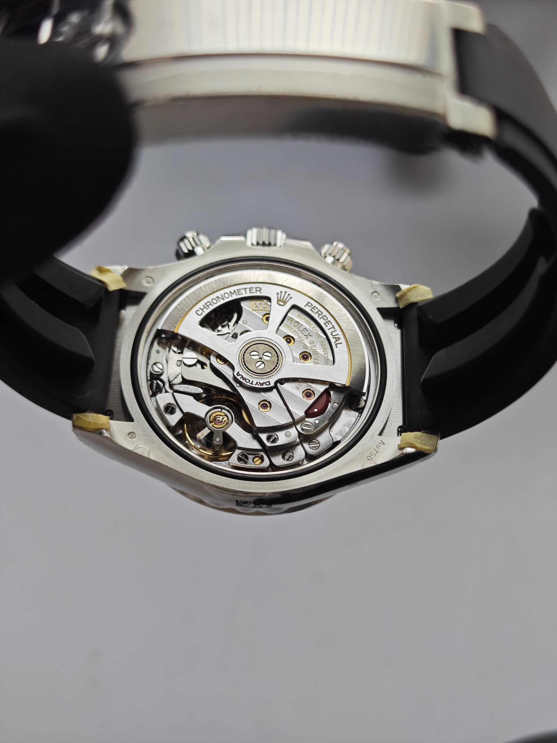 Clean Factory Rolex Daytona 126519ln Grey Panda Dial Rubber Strap Cerachrom Bezel 904l Steel Best Edition 4131 Movement