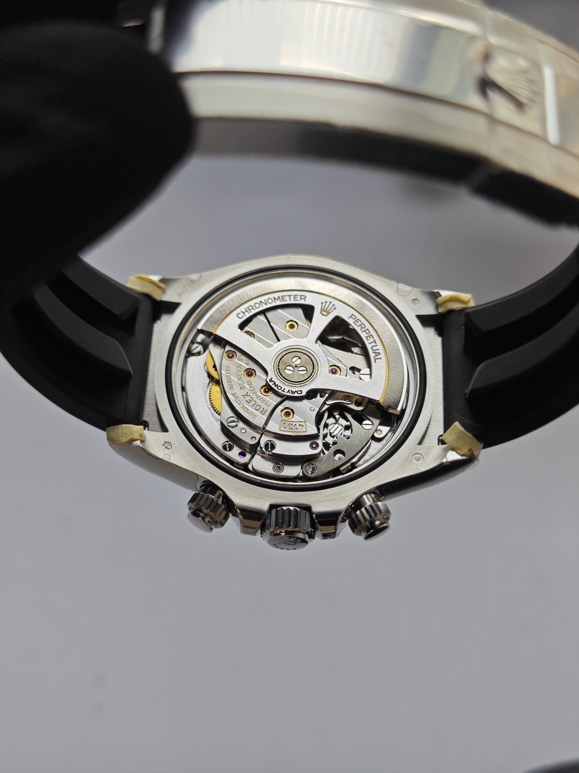 Clean Factory Rolex Daytona 126519ln Grey Panda Dial Rubber Strap Cerachrom Bezel 904l Steel Best Edition 4131 Movement