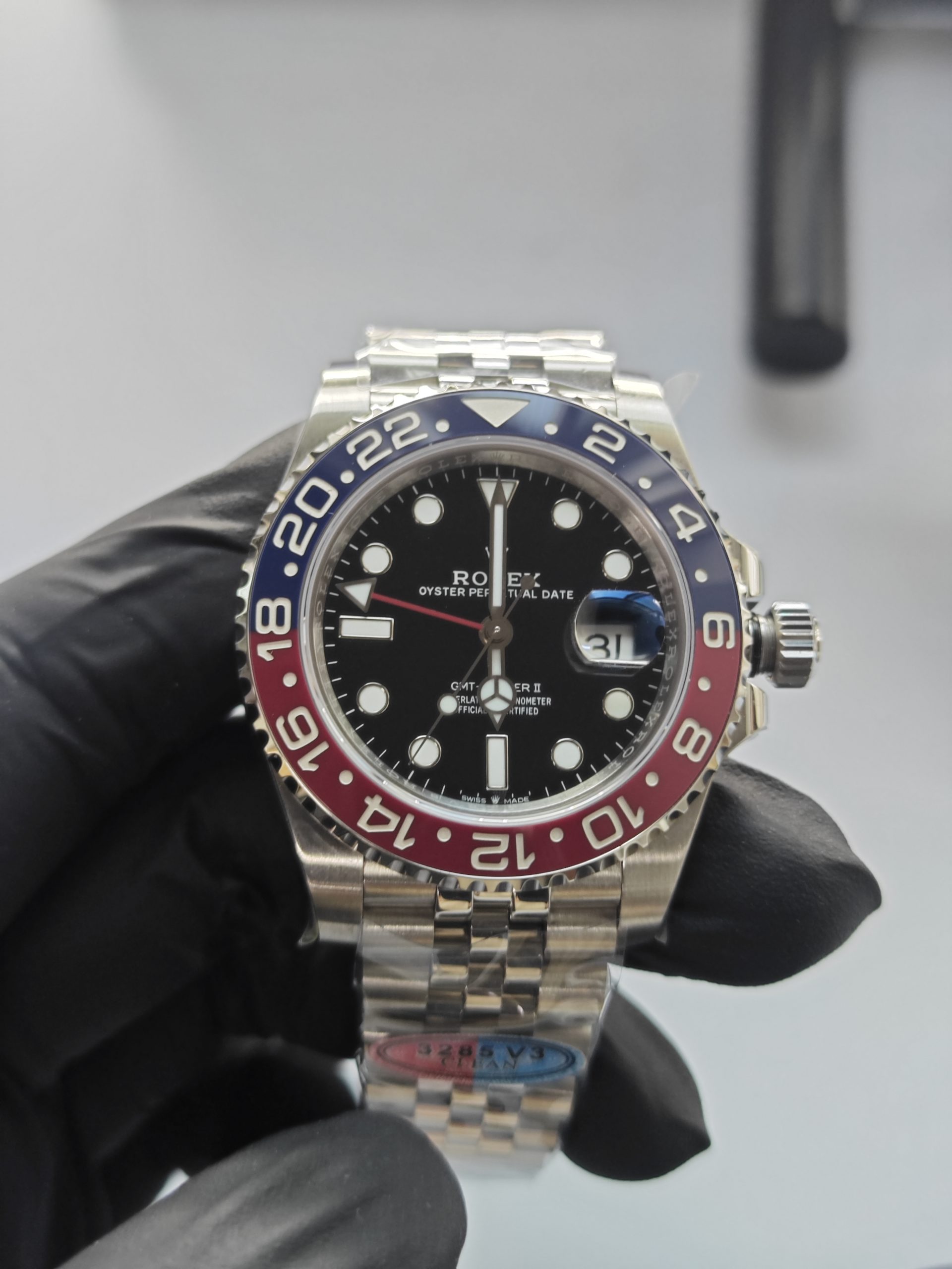 Clean Factory Rolex Gmt Master Ii 126710blro Jubilee Pepsired Blue Ceramic Bezel 904l Steel Best Edition 3285 Movement