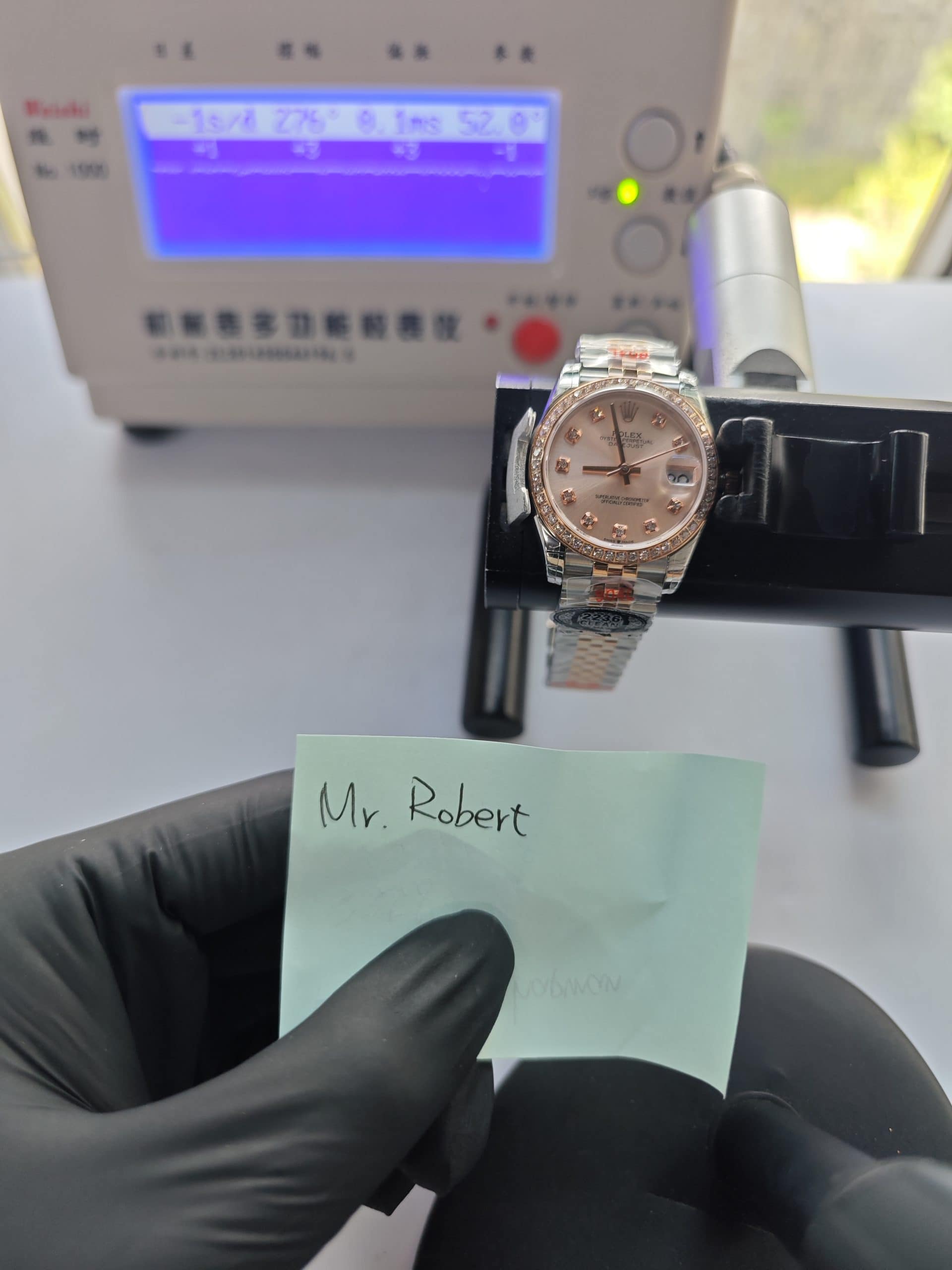 Clean Factory Datejust 31mm 278381RBR　Jubilee Two-Tone, RoseGold Dial Diamond Makes