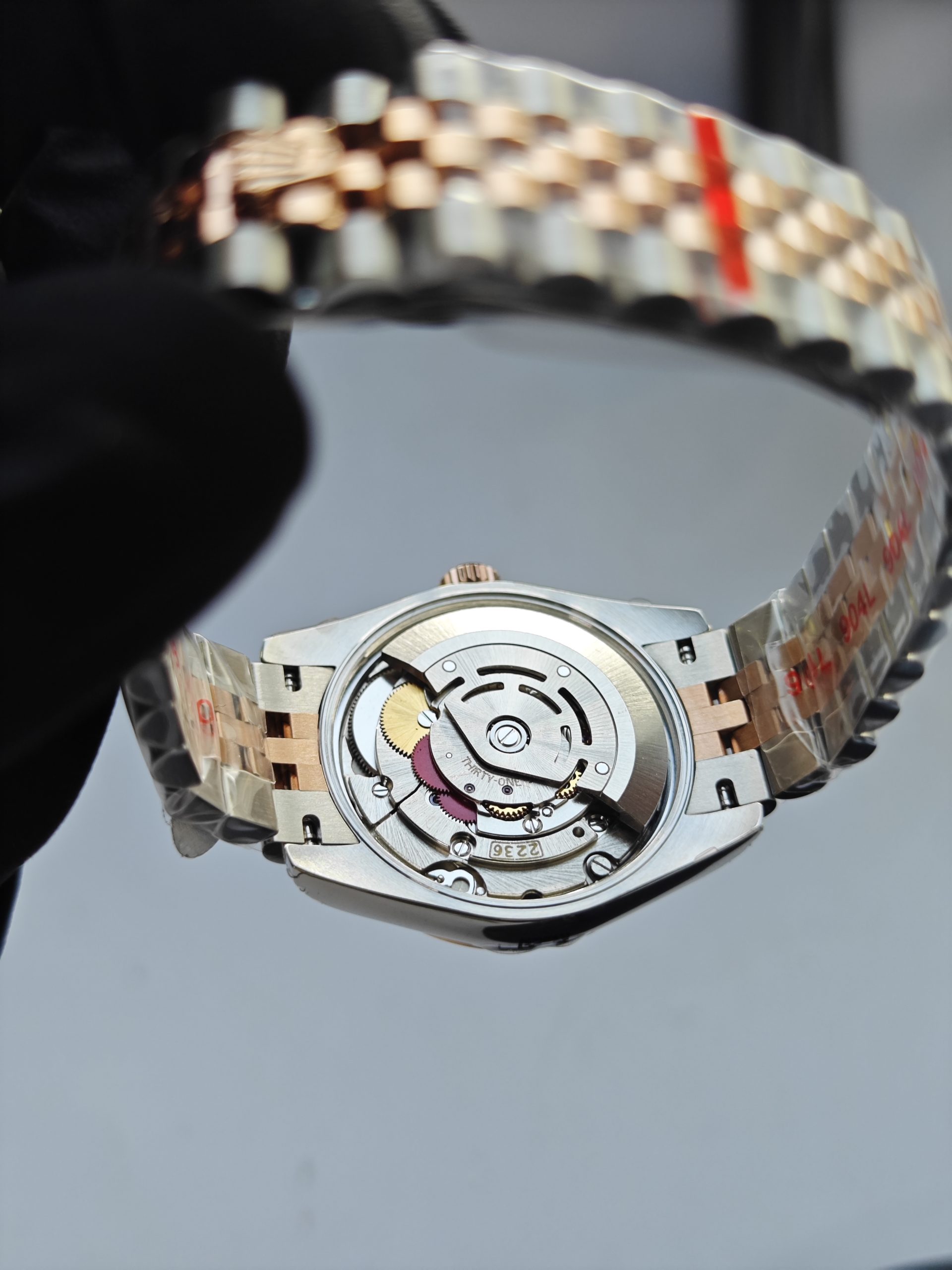 Clean Factory Datejust 31mm 278381RBR　Jubilee Two-Tone, RoseGold Dial Diamond Makes