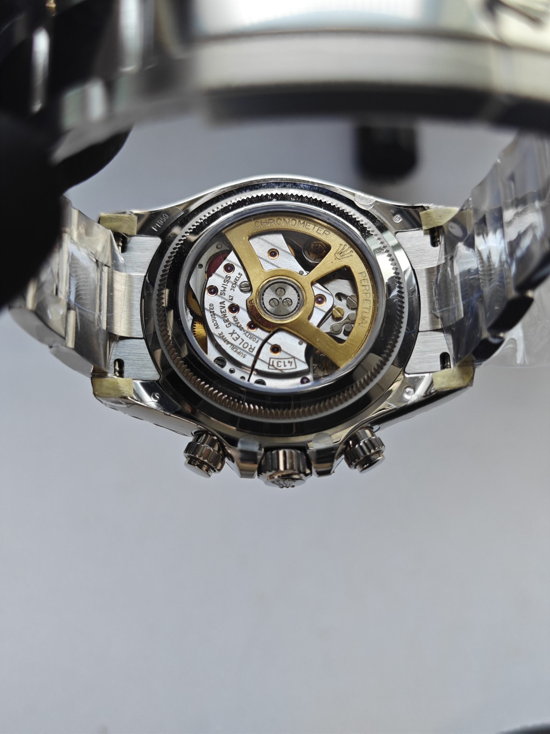 Clean Factory Daytona 126506 IceBlue Dial, Diamond Makers, Brown Ceramic Bezel