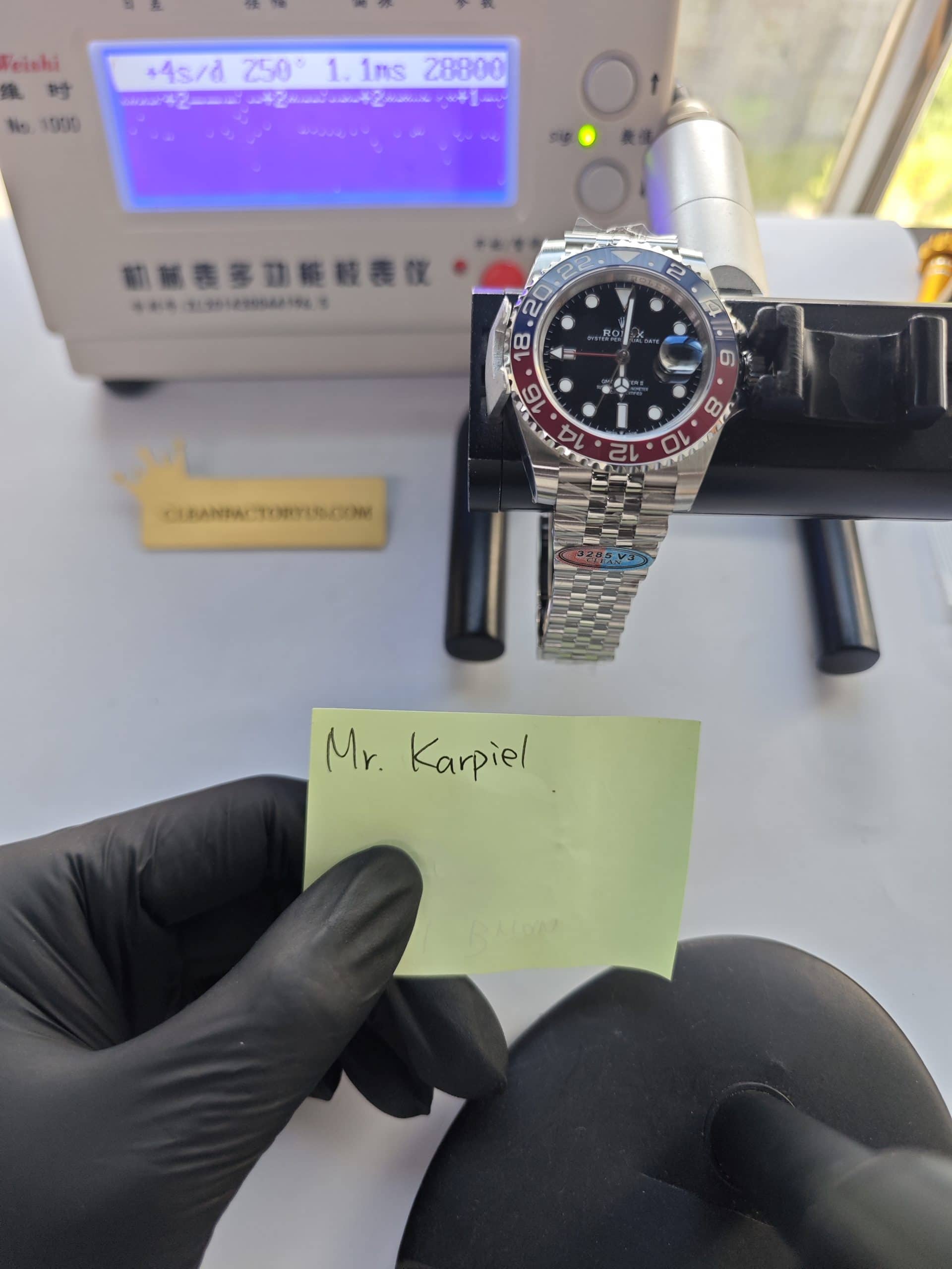 Clean Factory GMT Master II 126710BLRO Jubilee, “Pepsi”Red/Blue