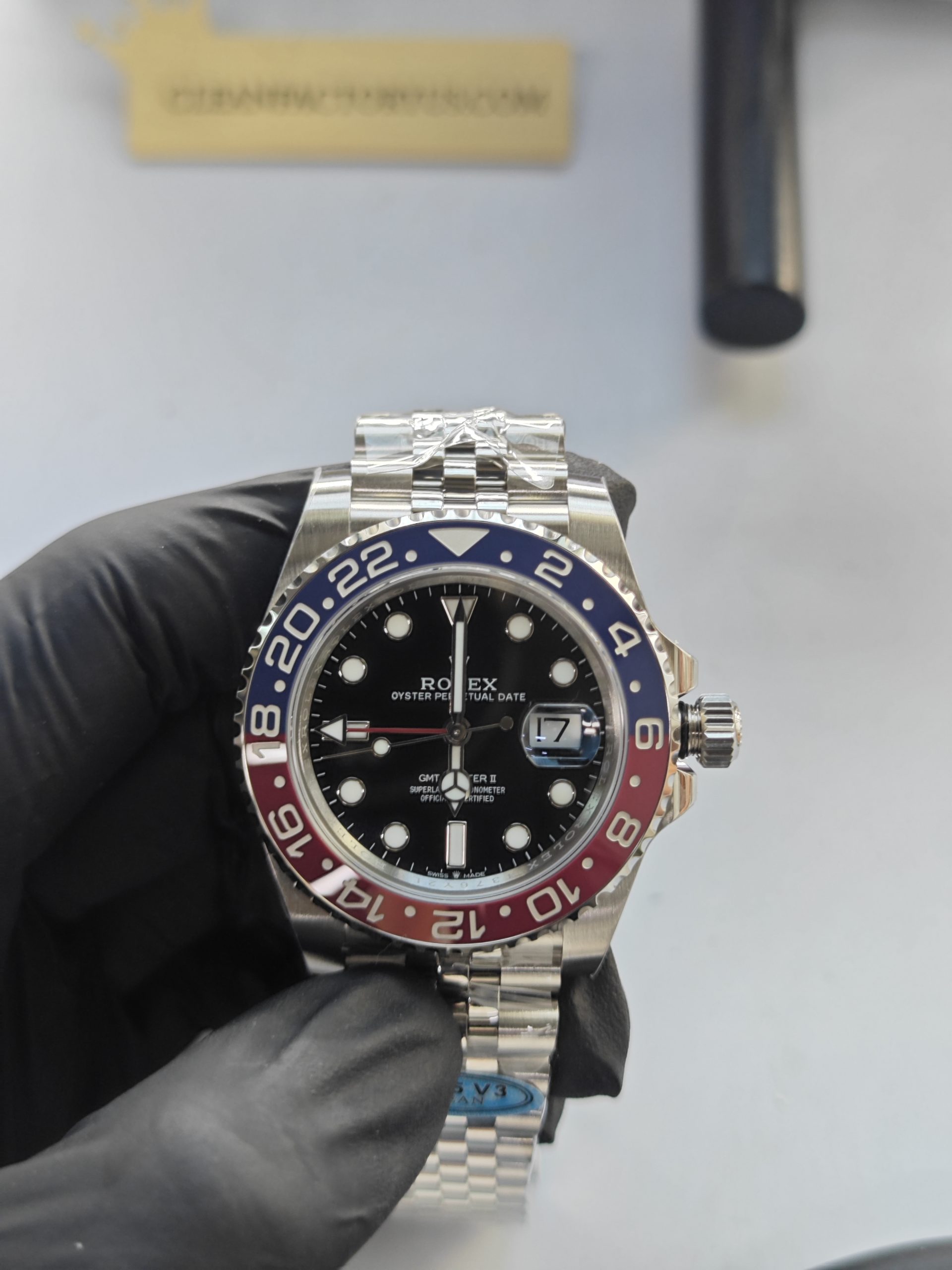 Clean Factory GMT Master II 126710BLRO Jubilee, “Pepsi”Red/Blue