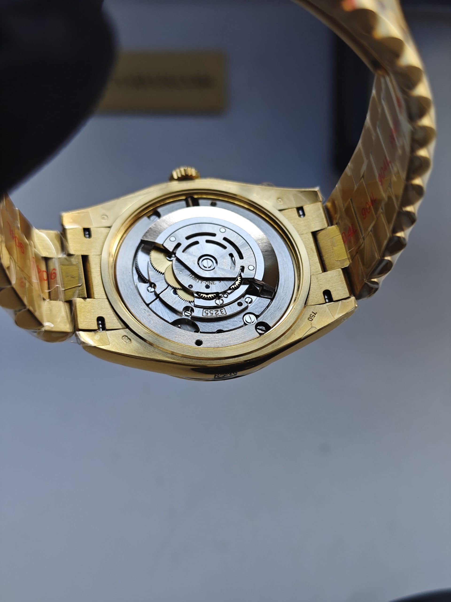 Clean Factory Day-Date 40mm 228238 President , Gold Dial, Gold Fluted Bezel