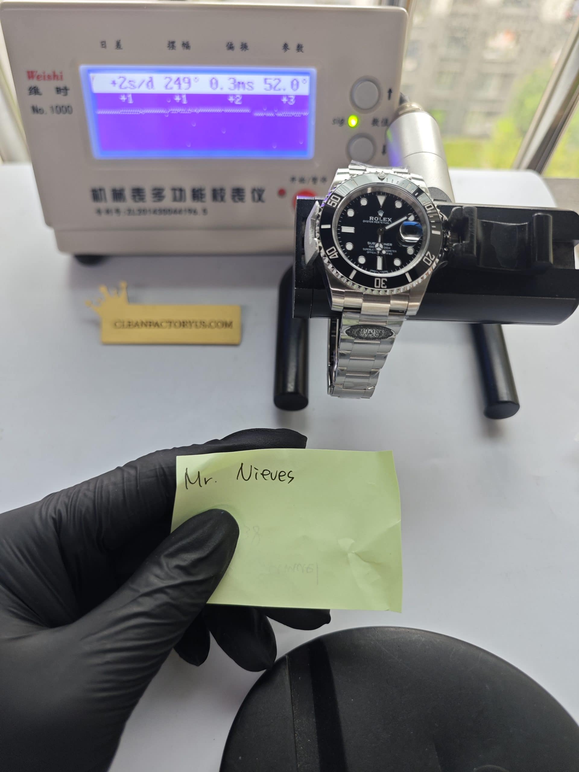 Clean Factory Submariner 116610LN 40mm Black Ceramic Bezel