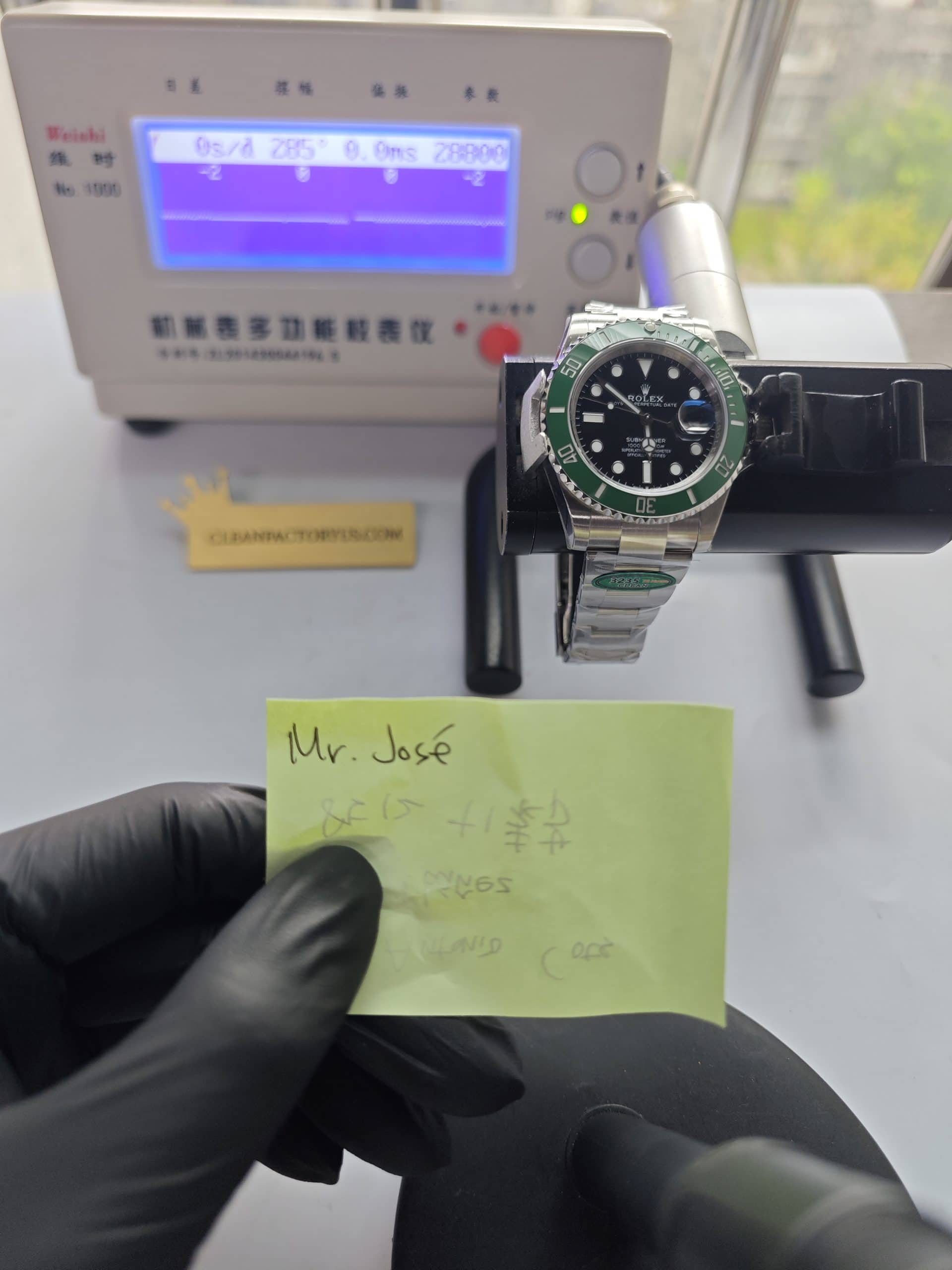 Clean Factory Submariner 126610LV 41mm, “Starbucks”Green Ceramic Bezel