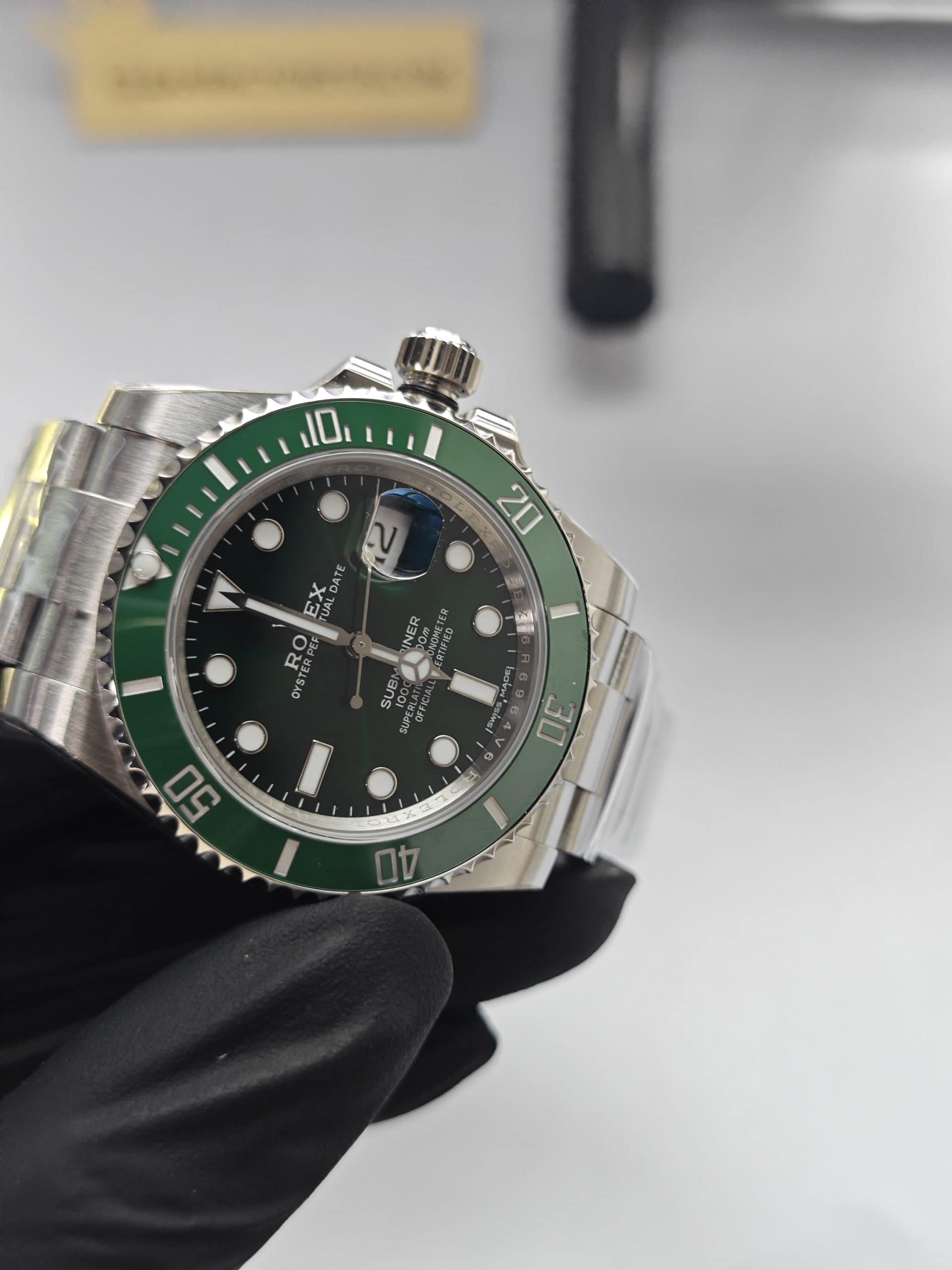 Clean Factory Submariner 116610LV “Hulk” Green Dial 40mm