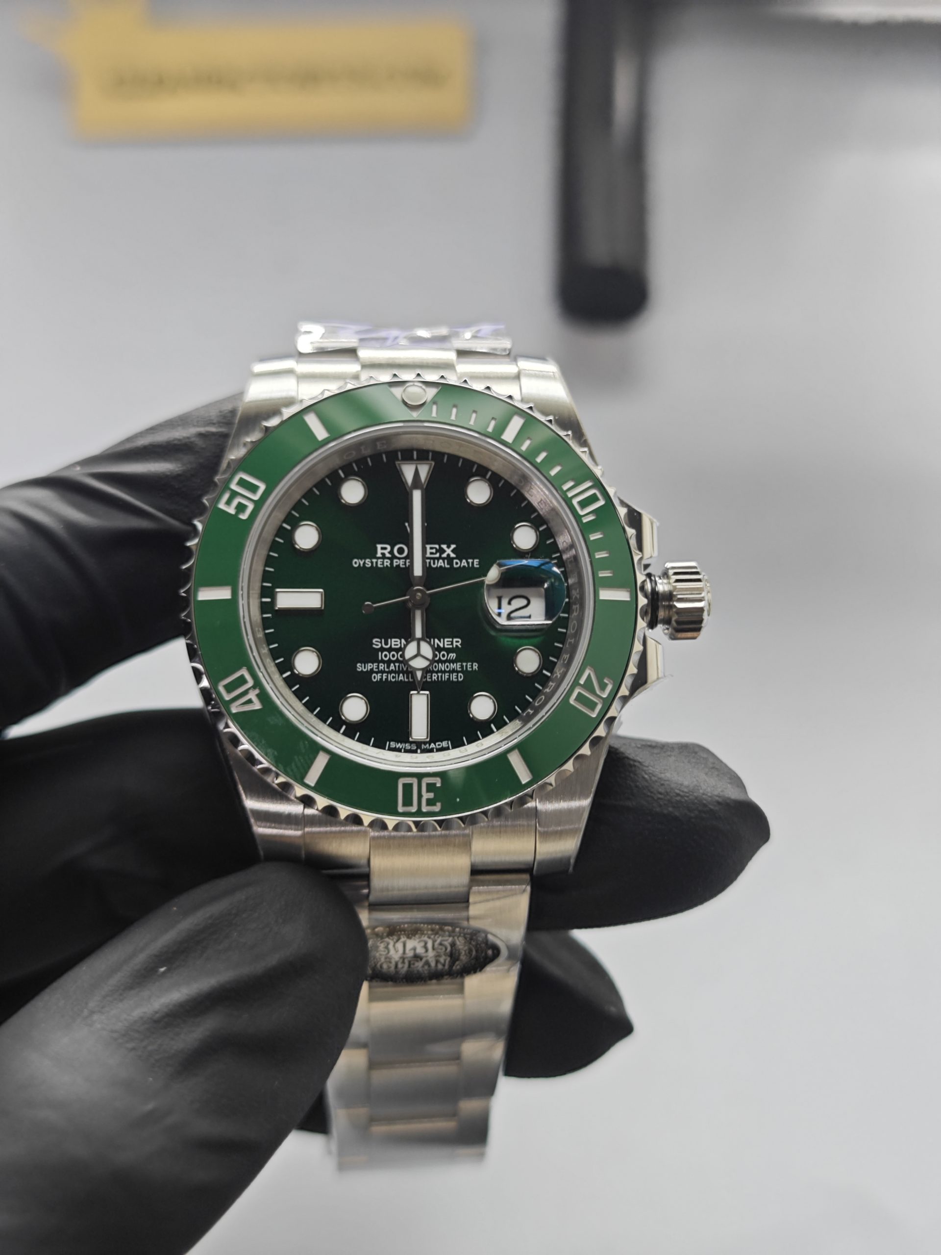 Clean Factory Submariner 116610LV “Hulk” Green Dial 40mm