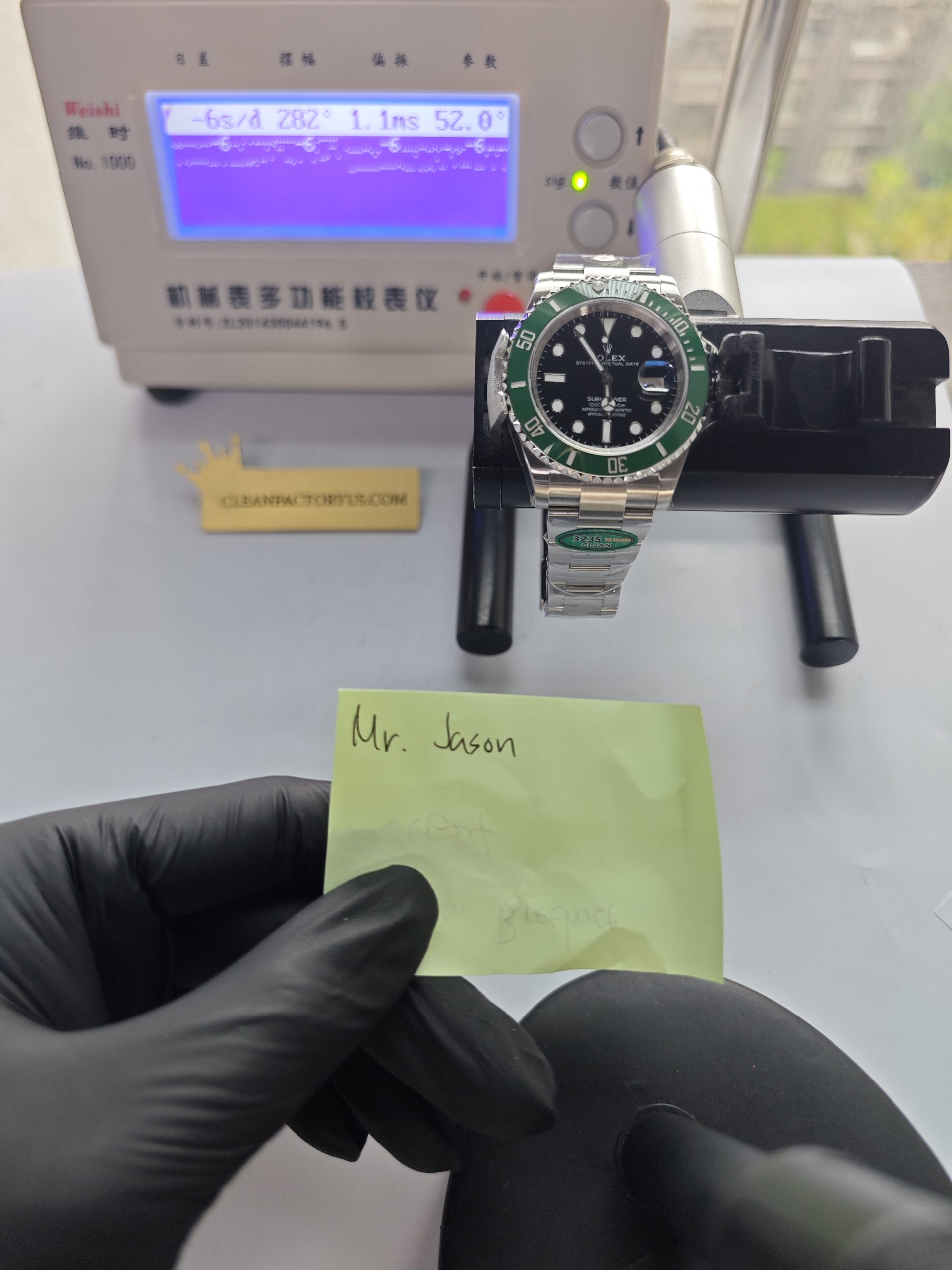 Clean Factory Submariner 126610LV 41mm, “Starbucks”Green Ceramic Bezel