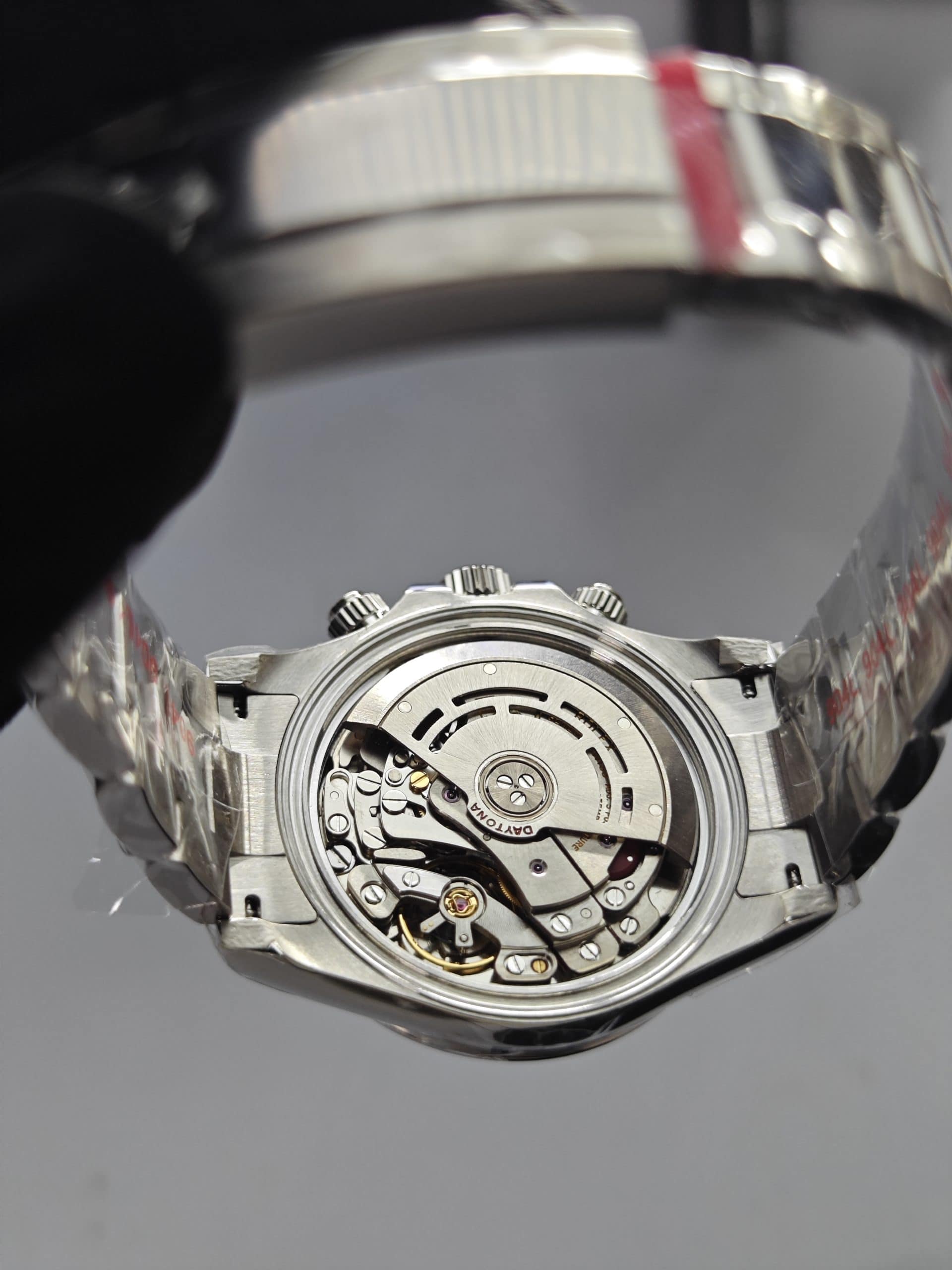 Clean Factory Daytona 116509 Black Dial, Red Hands Arabic Markers