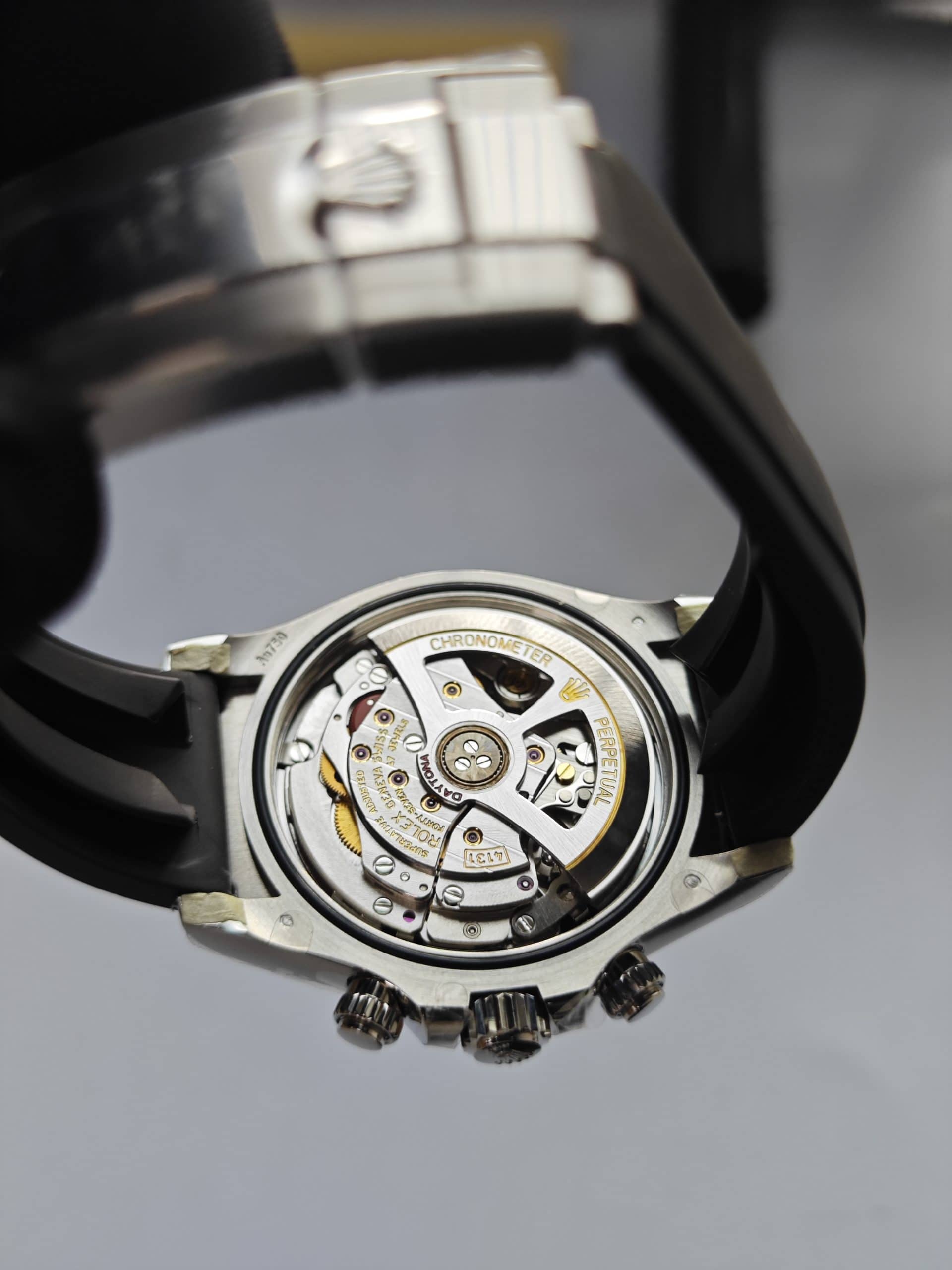 Clean Factory Rolex Daytona 126519ln Grey Panda Dial Rubber Strap Cerachrom Bezel 904l Steel Best Edition 4131 Movement