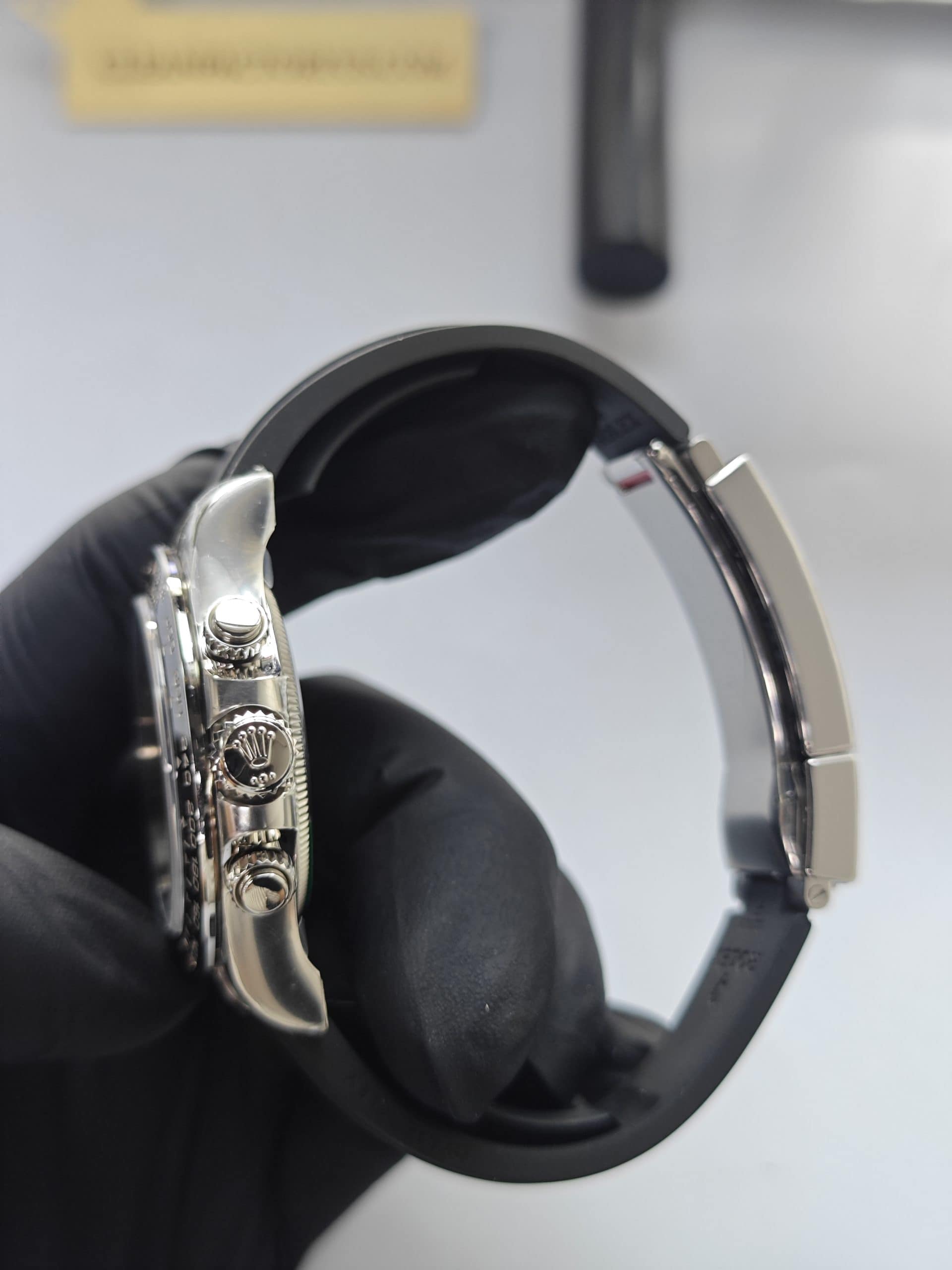 Clean Factory Rolex Daytona 126519ln Grey Panda Dial Rubber Strap Cerachrom Bezel 904l Steel Best Edition 4131 Movement
