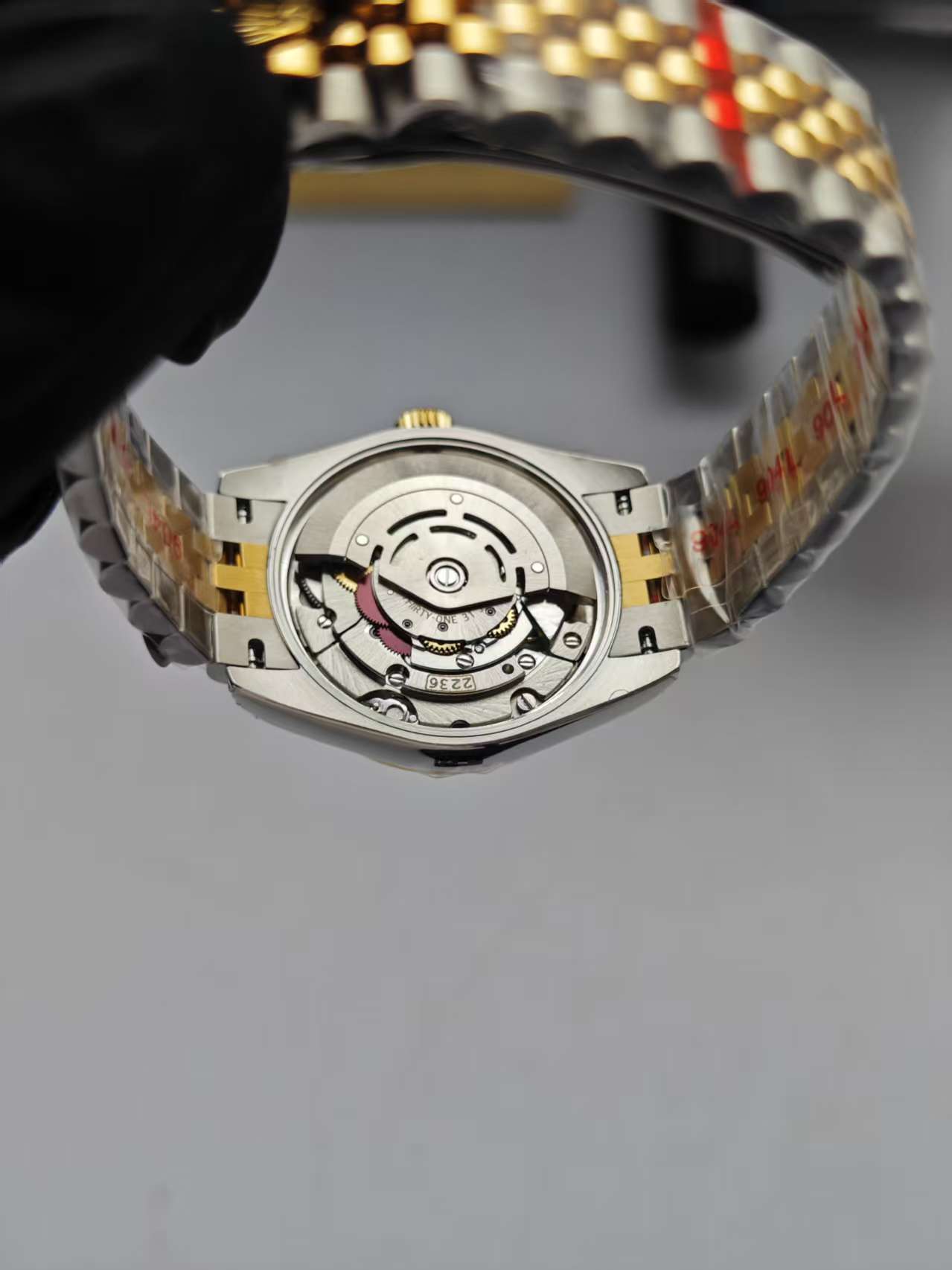 Clean Factory Datejust, Oystersteel and yellow gold, Silver dial with Roman numerals