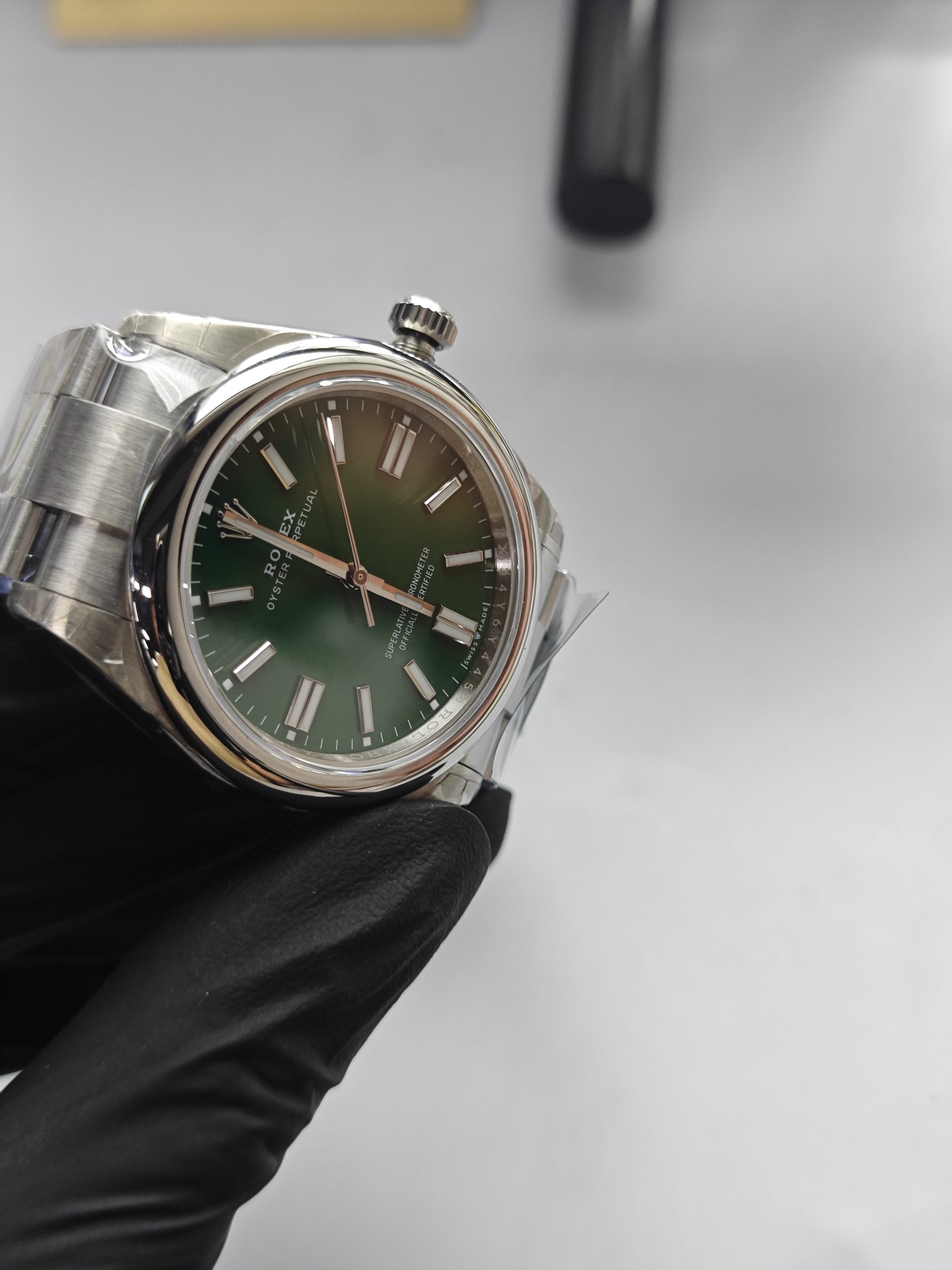 Clean Factory Oyster Perpetual 36mm 126000 Green Dial