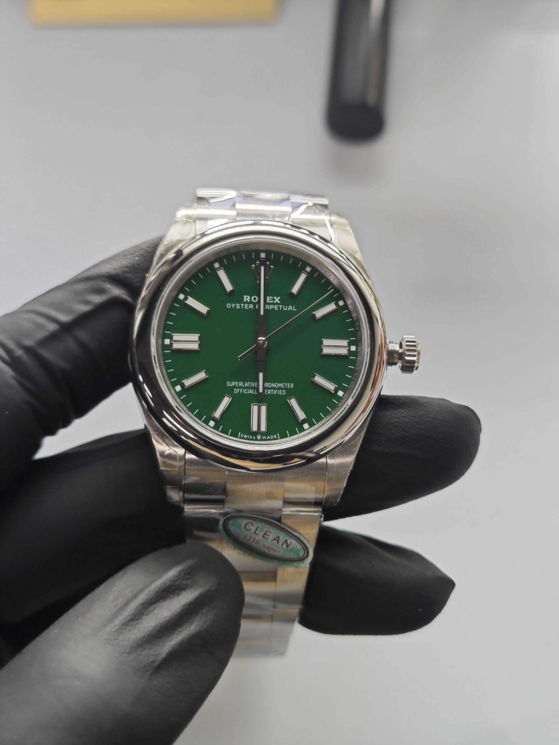 Clean Factory Oyster Perpetual 36mm 126000 Green Dial