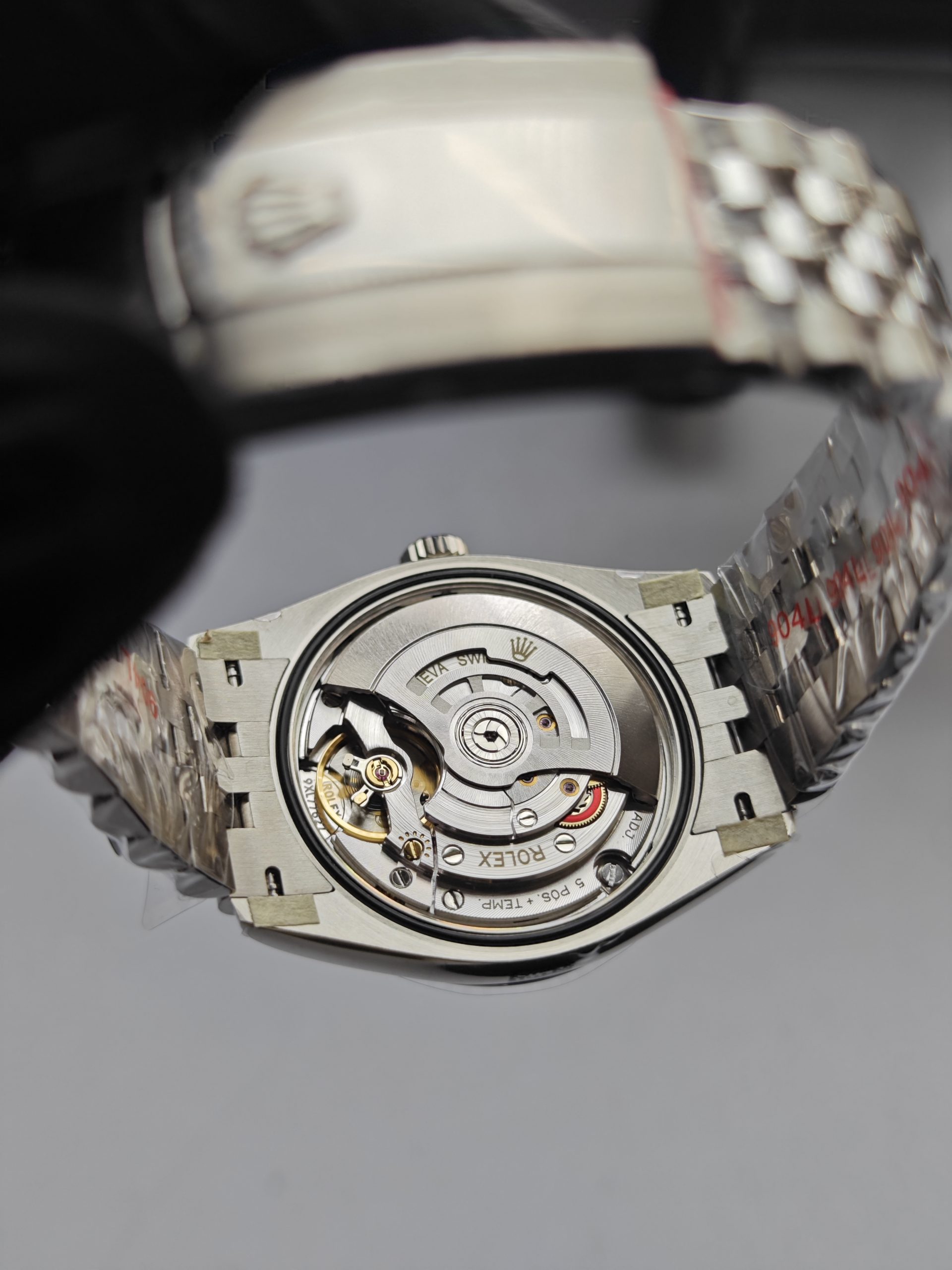 Clean Factory Datejust 36mm 126234Jubilee Olive Green Palm Motif Dial, White Gold Fluted Bezel