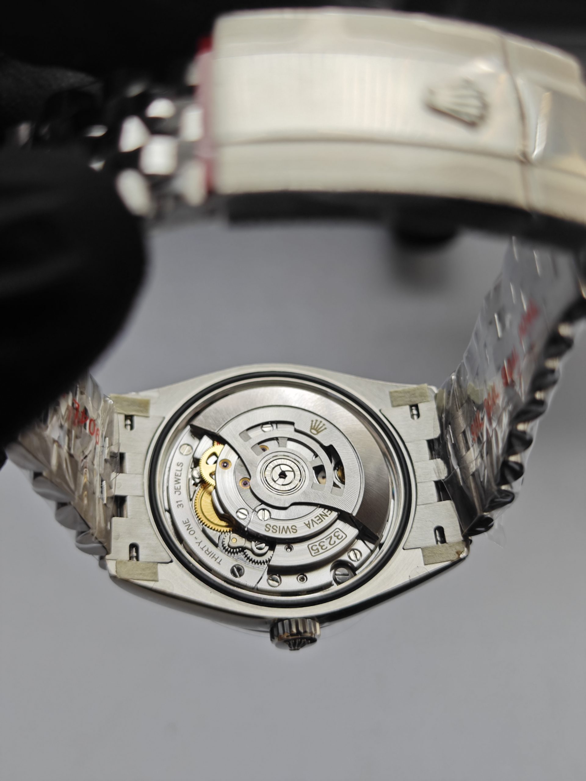 Clean Factory Datejust 36mm 126234Jubilee Olive Green Palm Motif Dial, White Gold Fluted Bezel