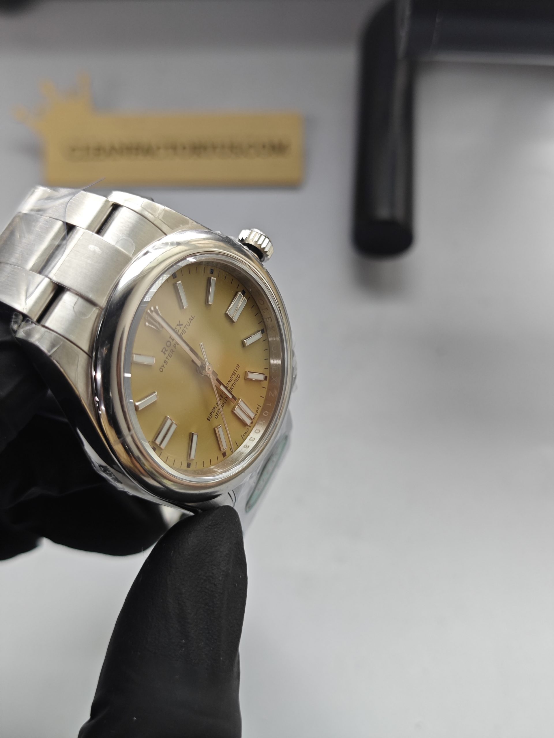 Clean Factory Oyster Perpetual 36mm 126000 Beige (Champagne Cream) Dial