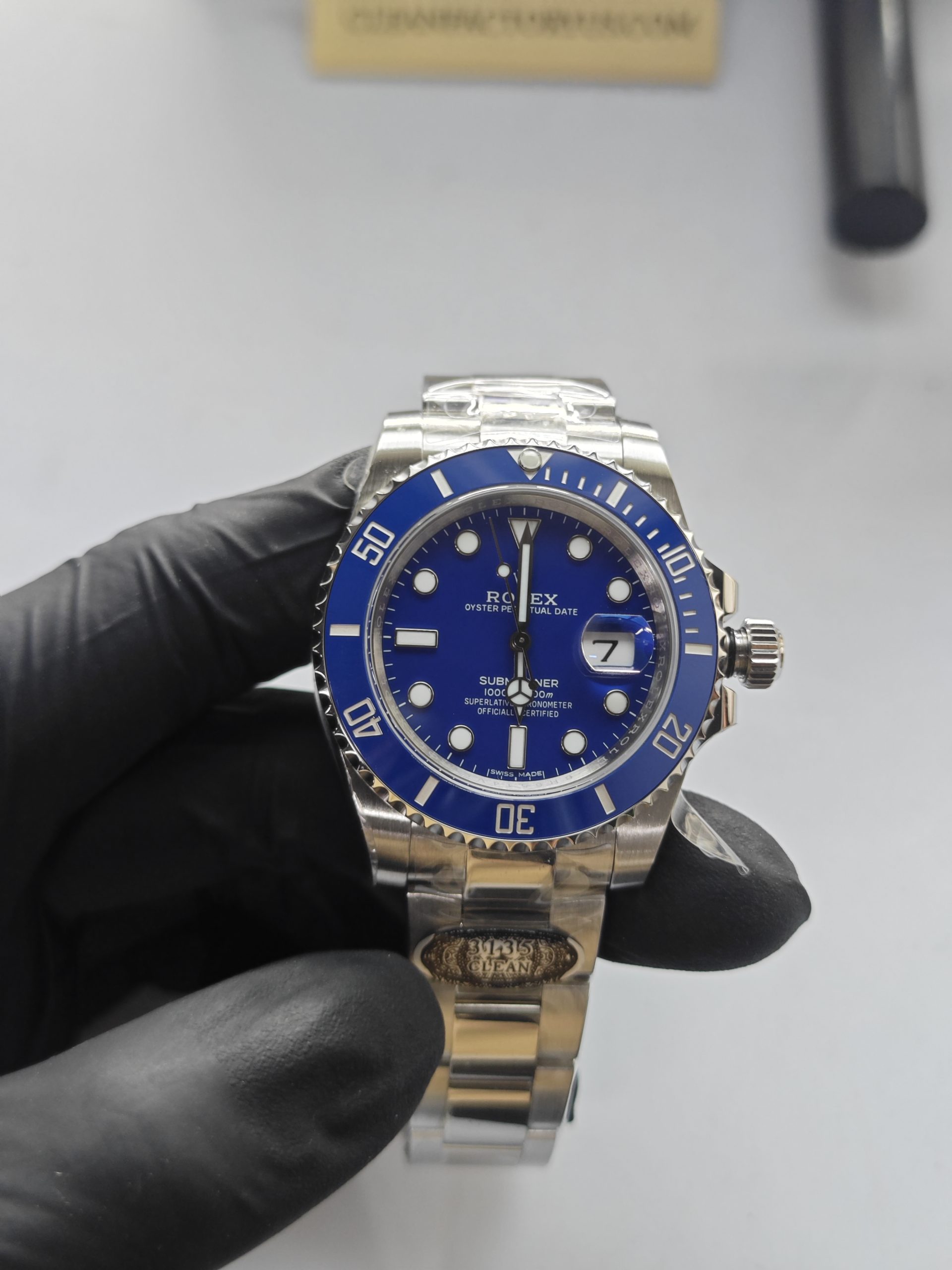 Clean Factory Submariner 116619LB 40mm Blue Dial, “Smurf” Ceramic Bezel