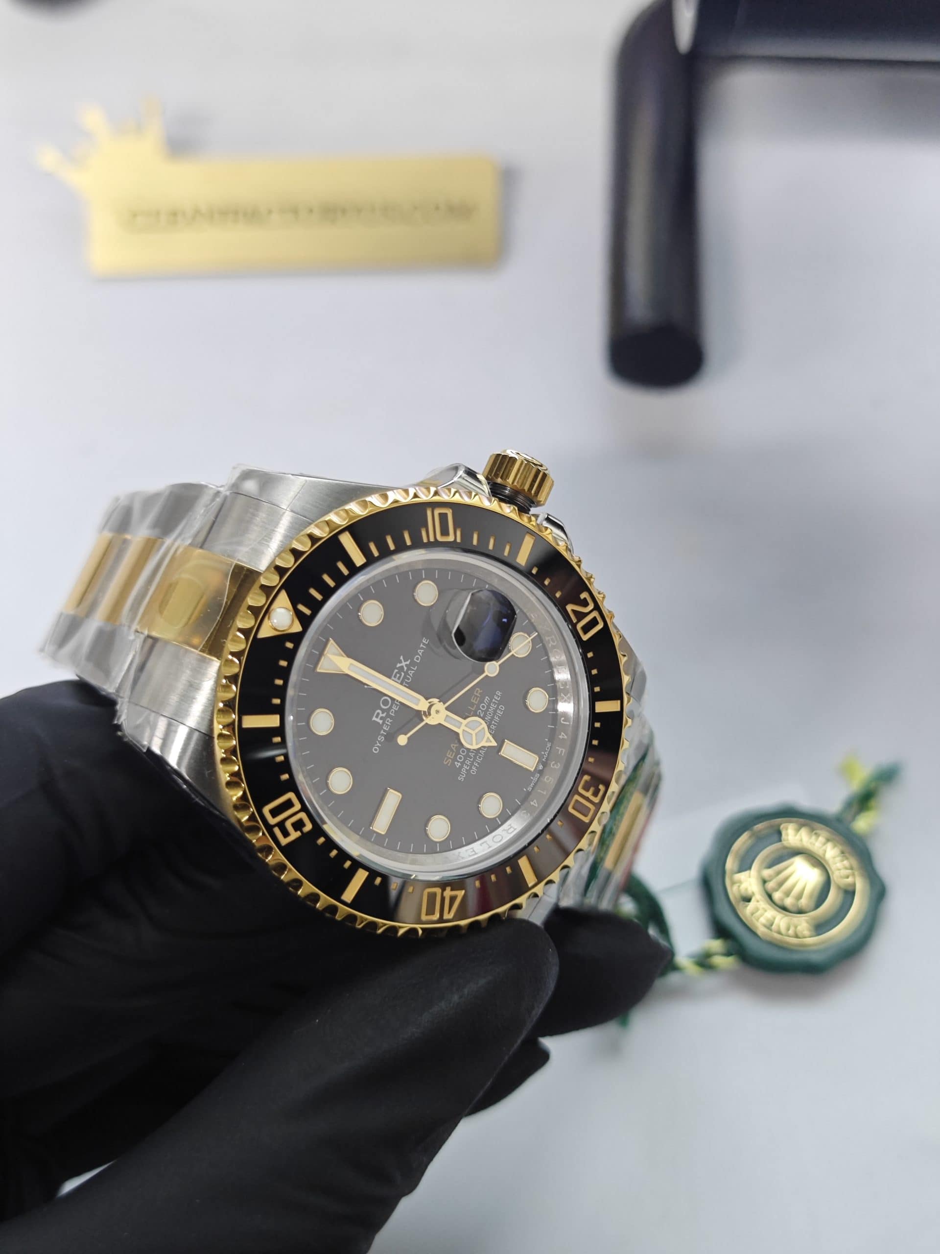 Clean Factory ea-Dweller 126603 43mm Two Tone Gold, BlackDial