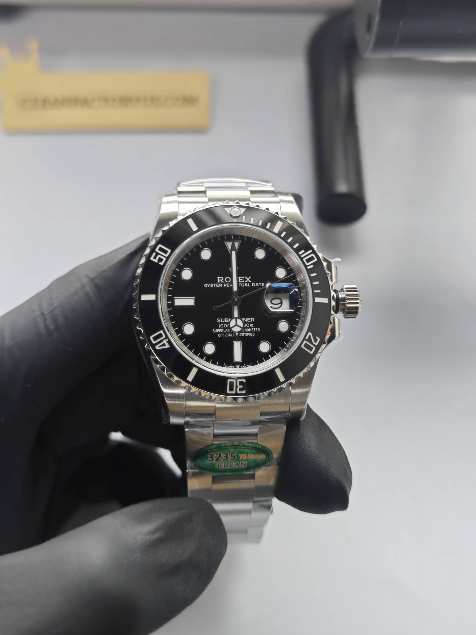 Clean Factory Rolex Submariner 126610LN 41mm Black Ceramic Bezel, 904L Steel, Best Edition 3235 Movement