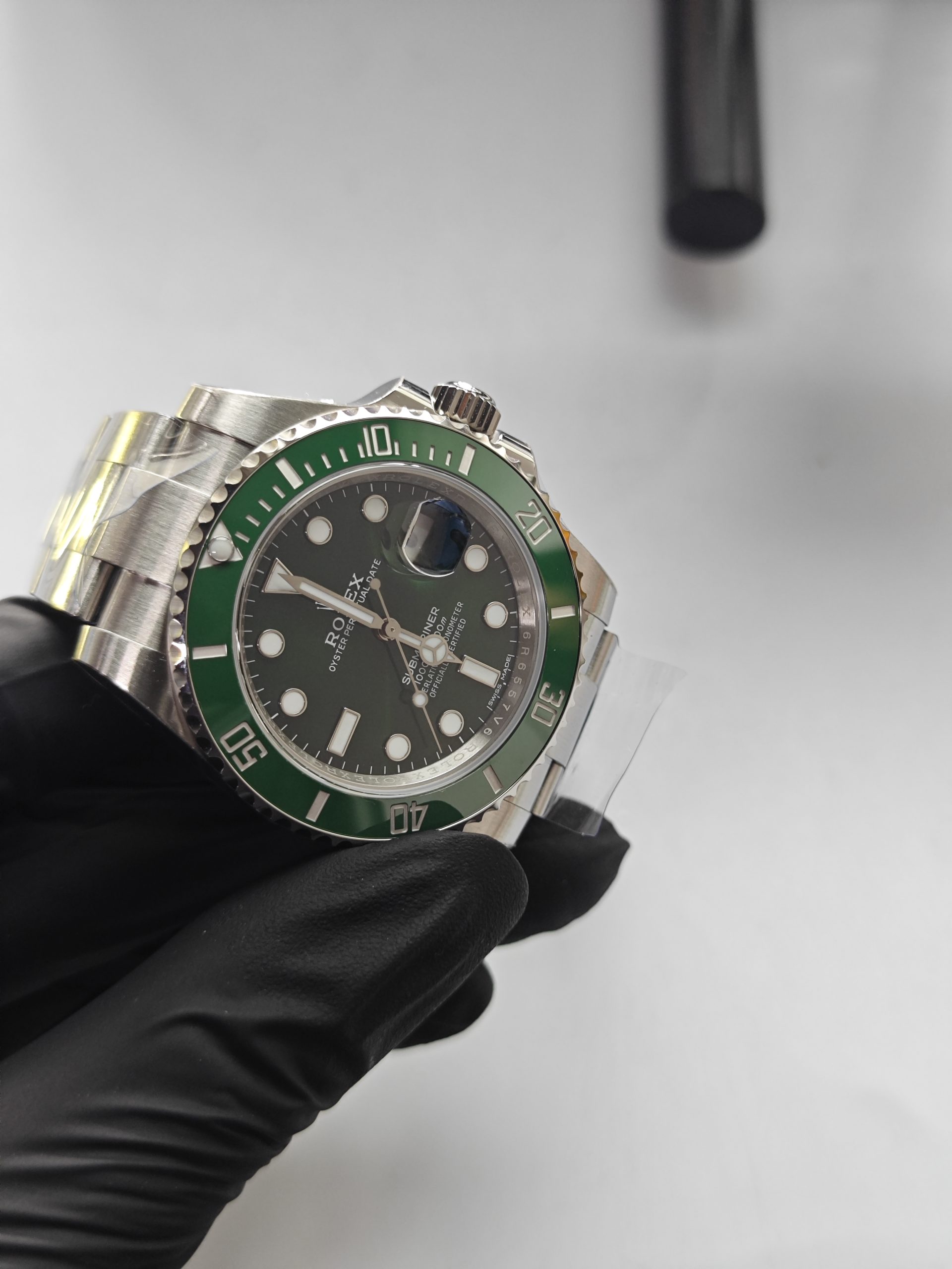 Clean Factory Rolex Submariner 116610LV “Hulk” Green Dial 40mm, Ceramic Bezel, 904L Steel, Best Edition 3135 Movement