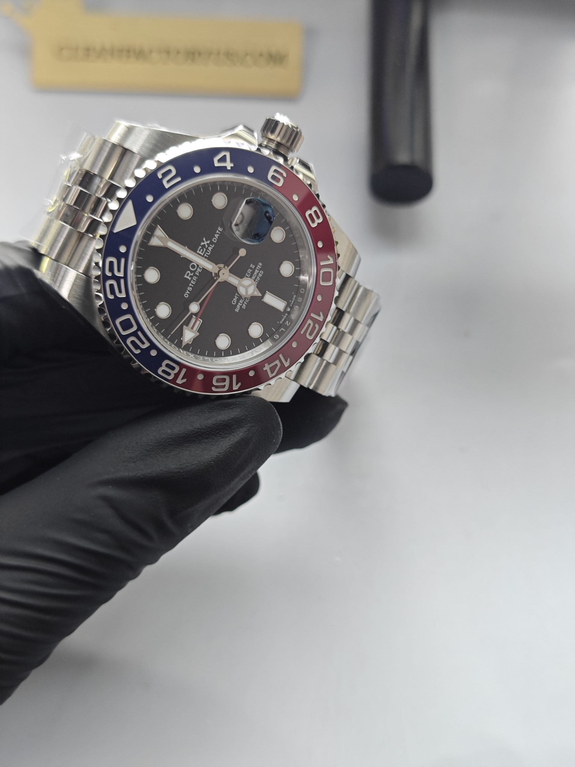 Clean Factory GMT Master II 126710BLRO Jubilee, “Pepsi”Red/Blue