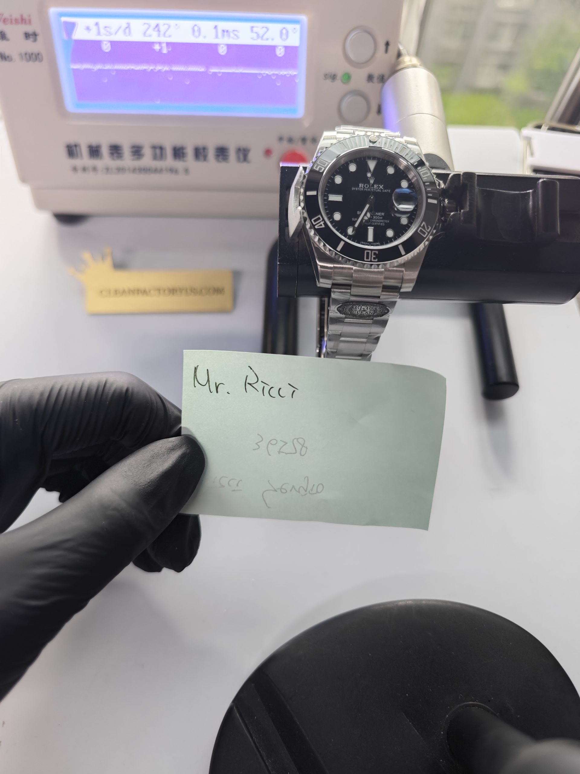 Clean Factory Submariner 116610LN 40mm Black Ceramic Bezel