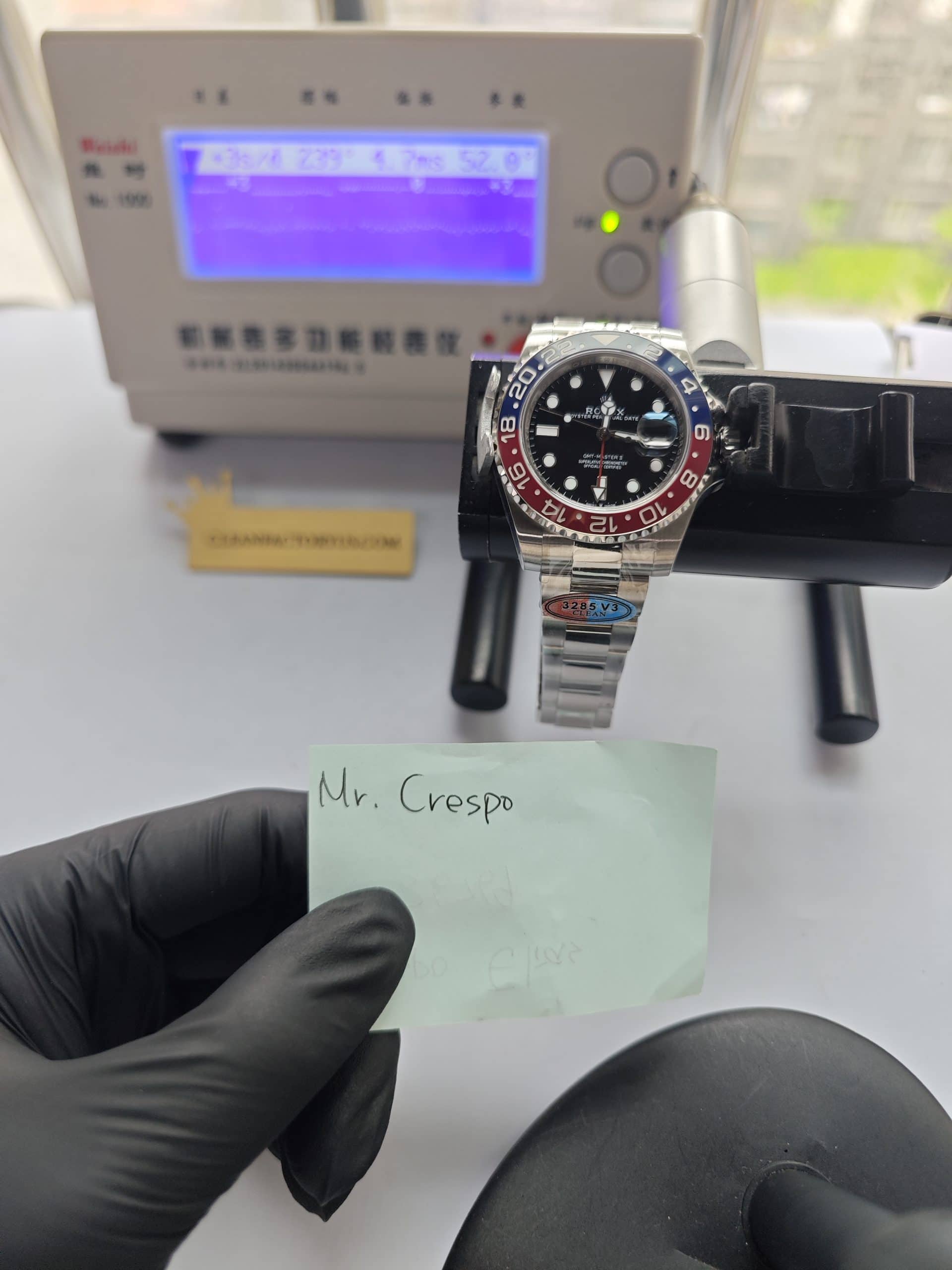 Clean Factory Rolex Gmt Master Ii 126710blro Oyster Pepsired Blue Ceramic Bezel 904l Steel Best Edition 3285 Movement