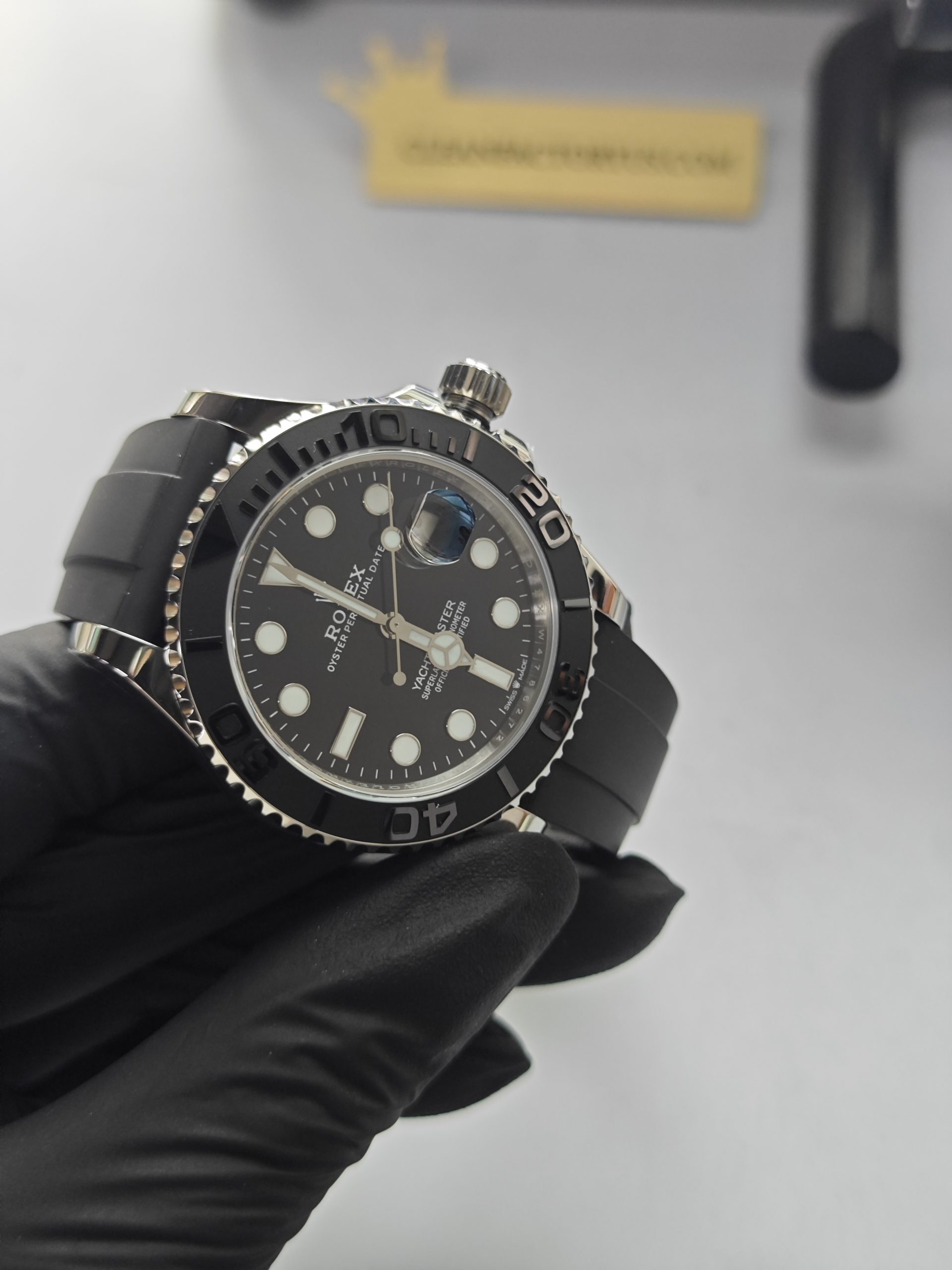 Clean Factory Yacht Master 226659 42mm Black Dial, White Gold