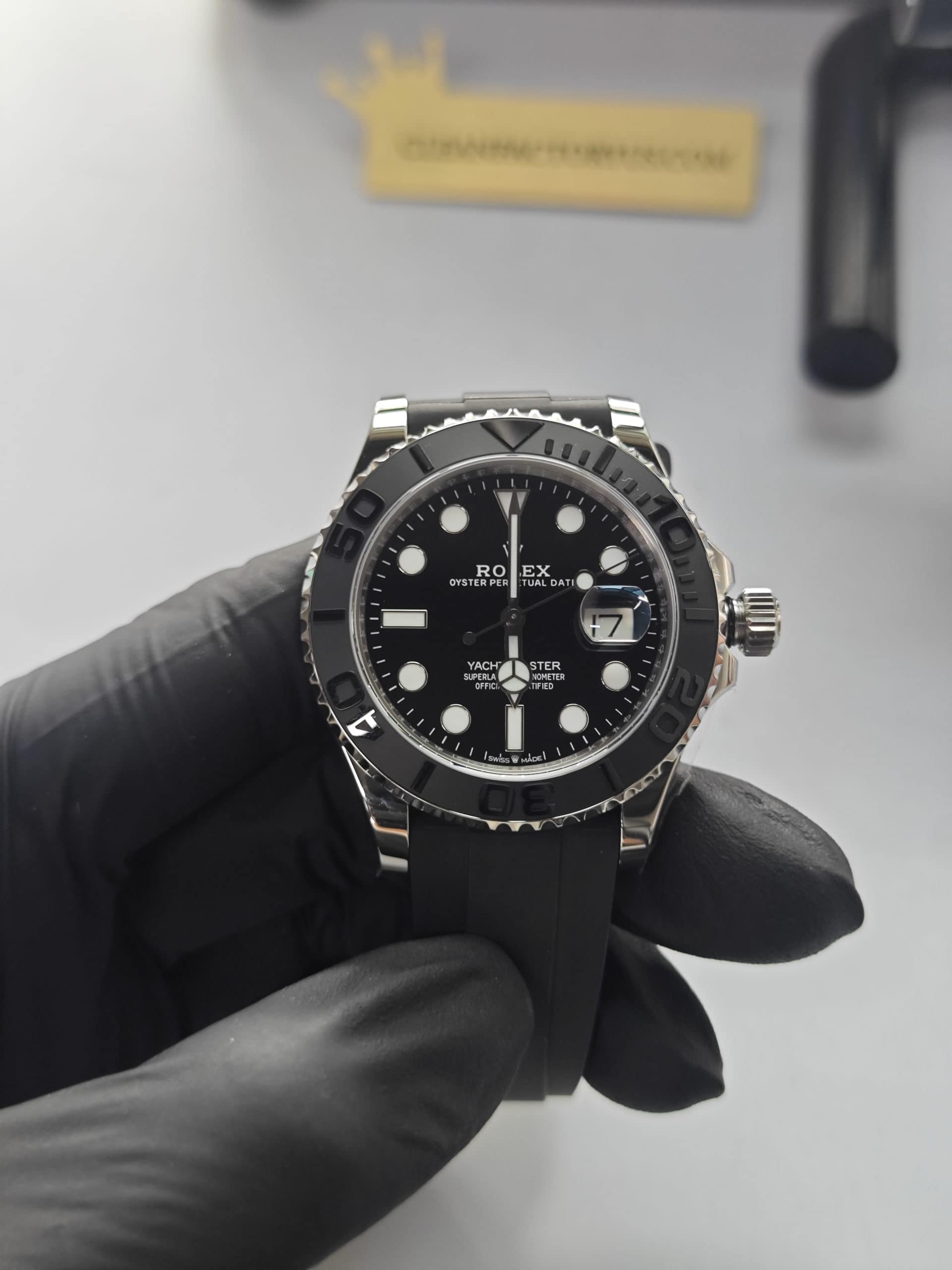 Clean Factory Yacht Master 226659 42mm Black Dial, White Gold