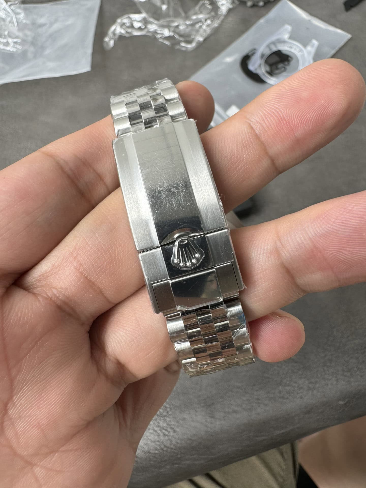 Clean Factory Jubilee Clasp Coronet and Folding Lock